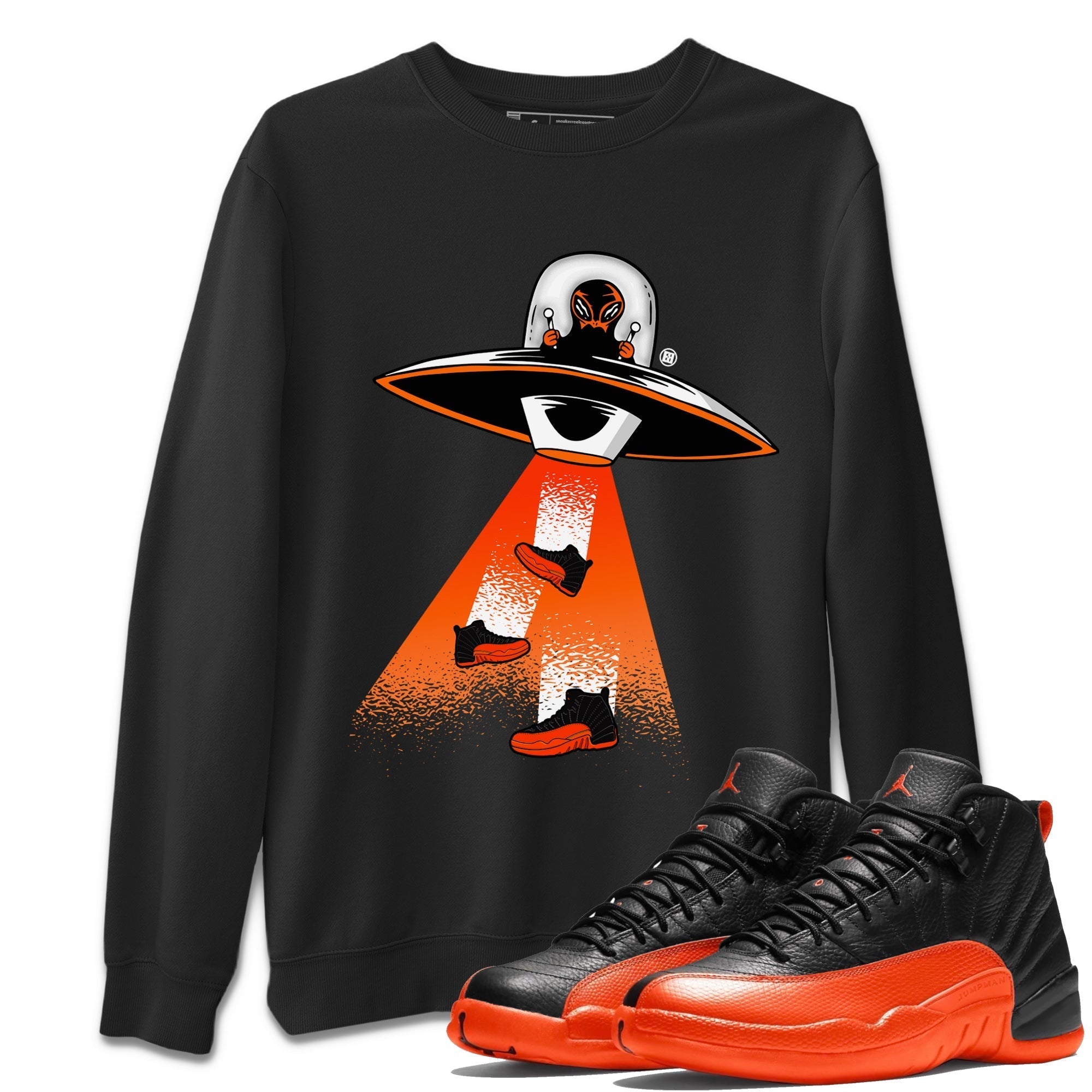 Alien Thief Unisex Tops - Air Jordan 12 Brilliant Orange