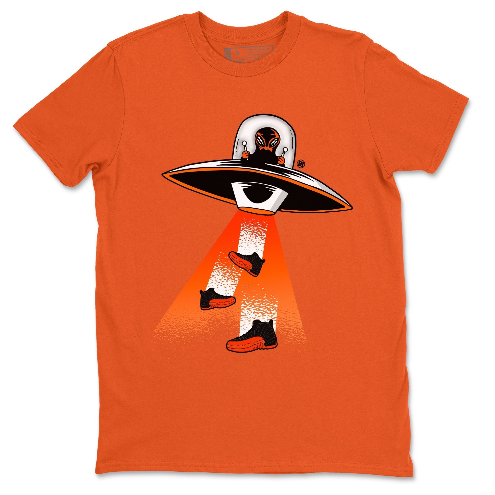Alien Thief Unisex Tops - Air Jordan 12 Brilliant Orange