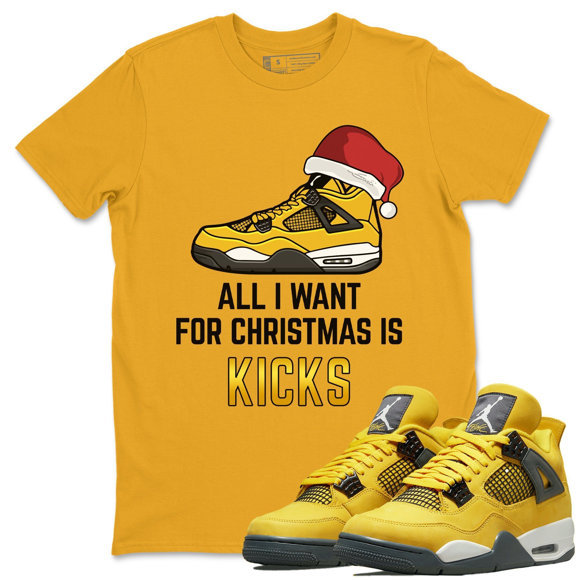 All I Want For Christmas Unisex Tops - Air Jordan 4 Lightning