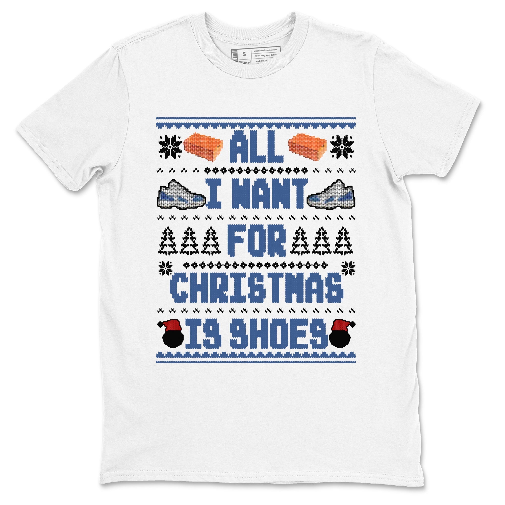 All I Want For Christmas Is Shoes snkmatch Tees - Air Jordan 11 Diffused Blue