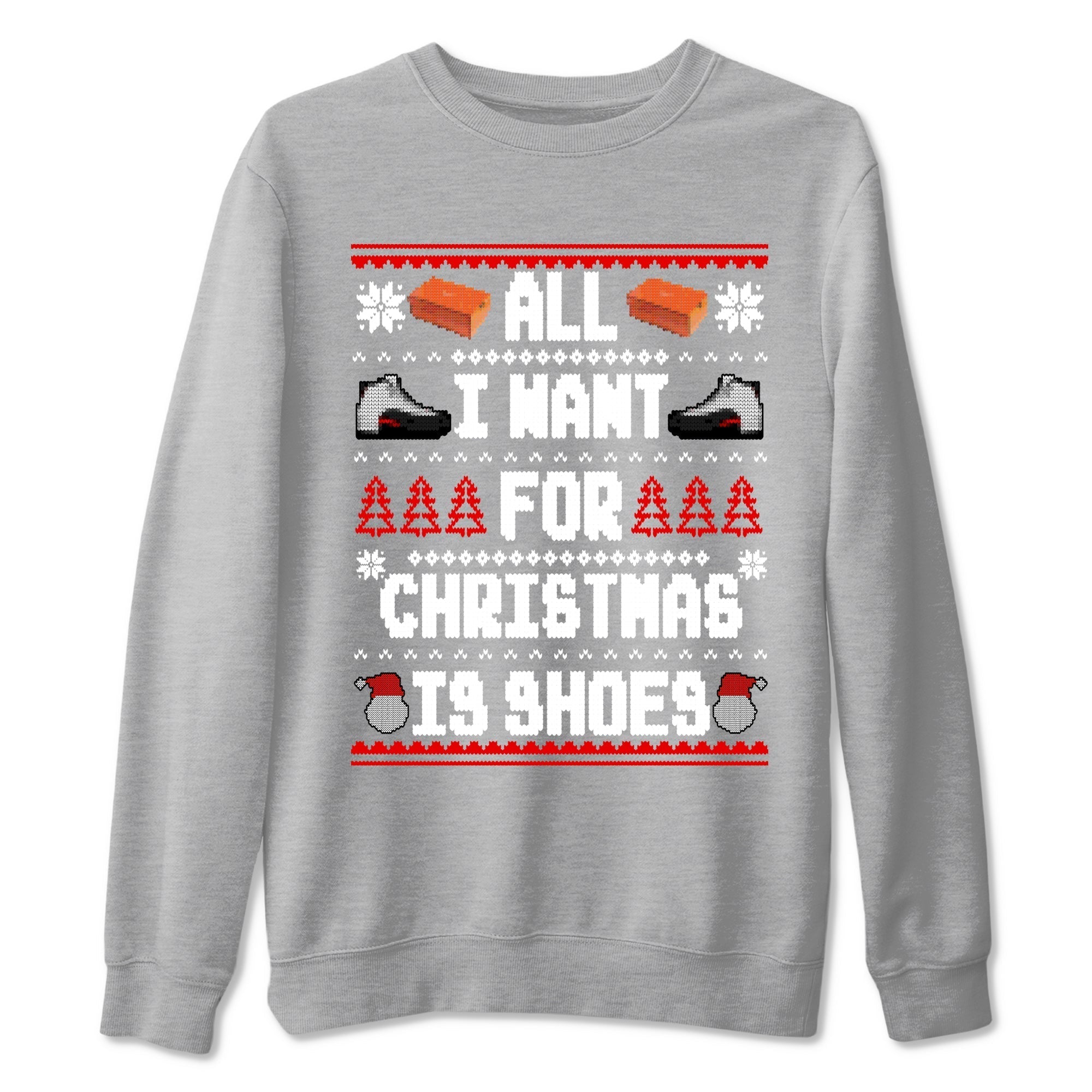 All I Want For Christmas Is Shoes snkmatch Tees - Air Jordan 12 Taxi Flip