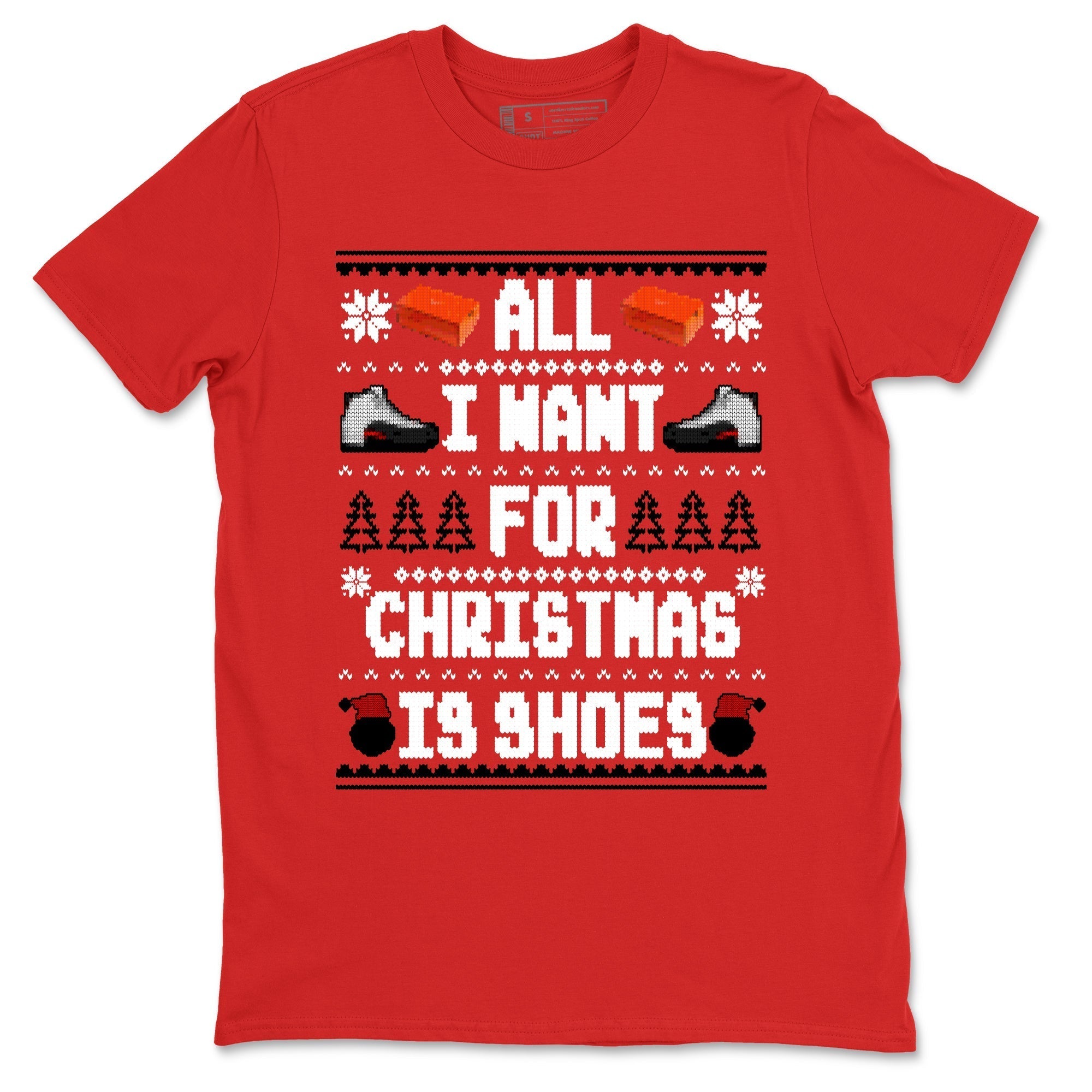 All I Want For Christmas Is Shoes snkmatch Tees - Air Jordan 12 Taxi Flip