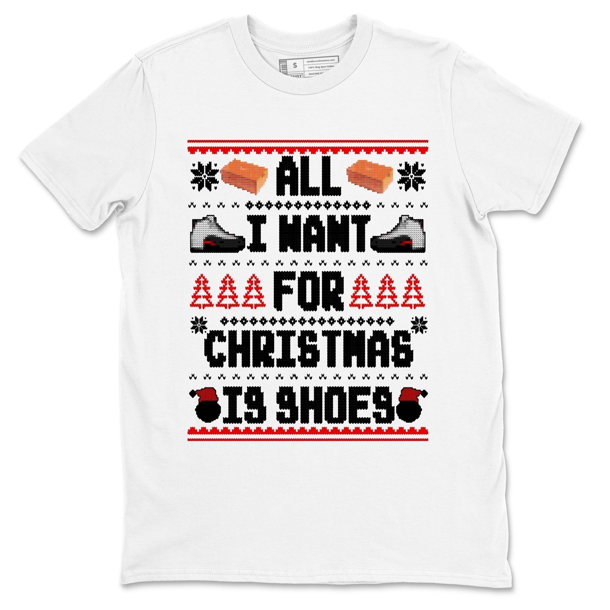 All I Want For Christmas Is Shoes snkmatch Tees - Air Jordan 12 Taxi Flip