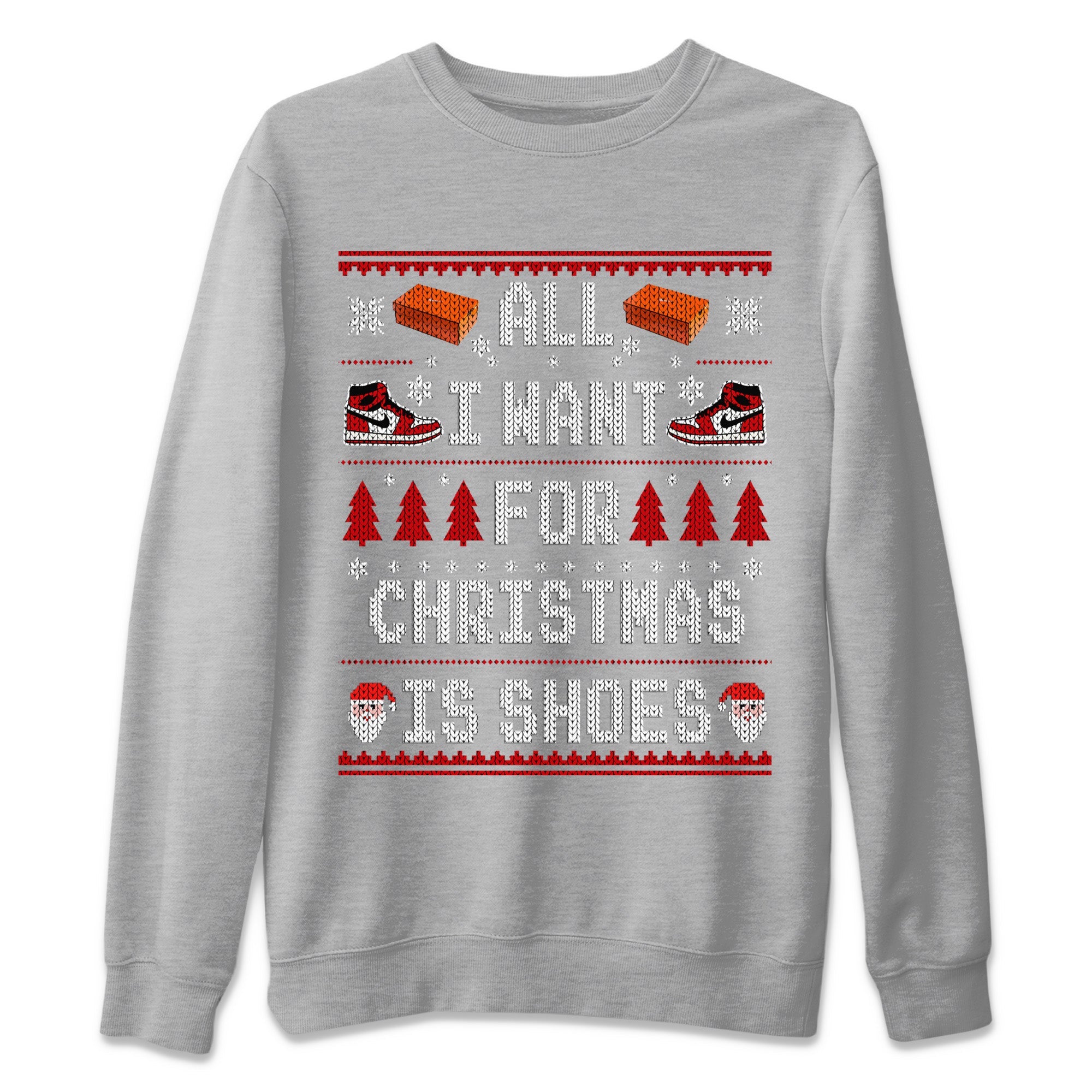 All i want for christmas is shoes Unisex Tops - Air Jordan 1 Lost & Found