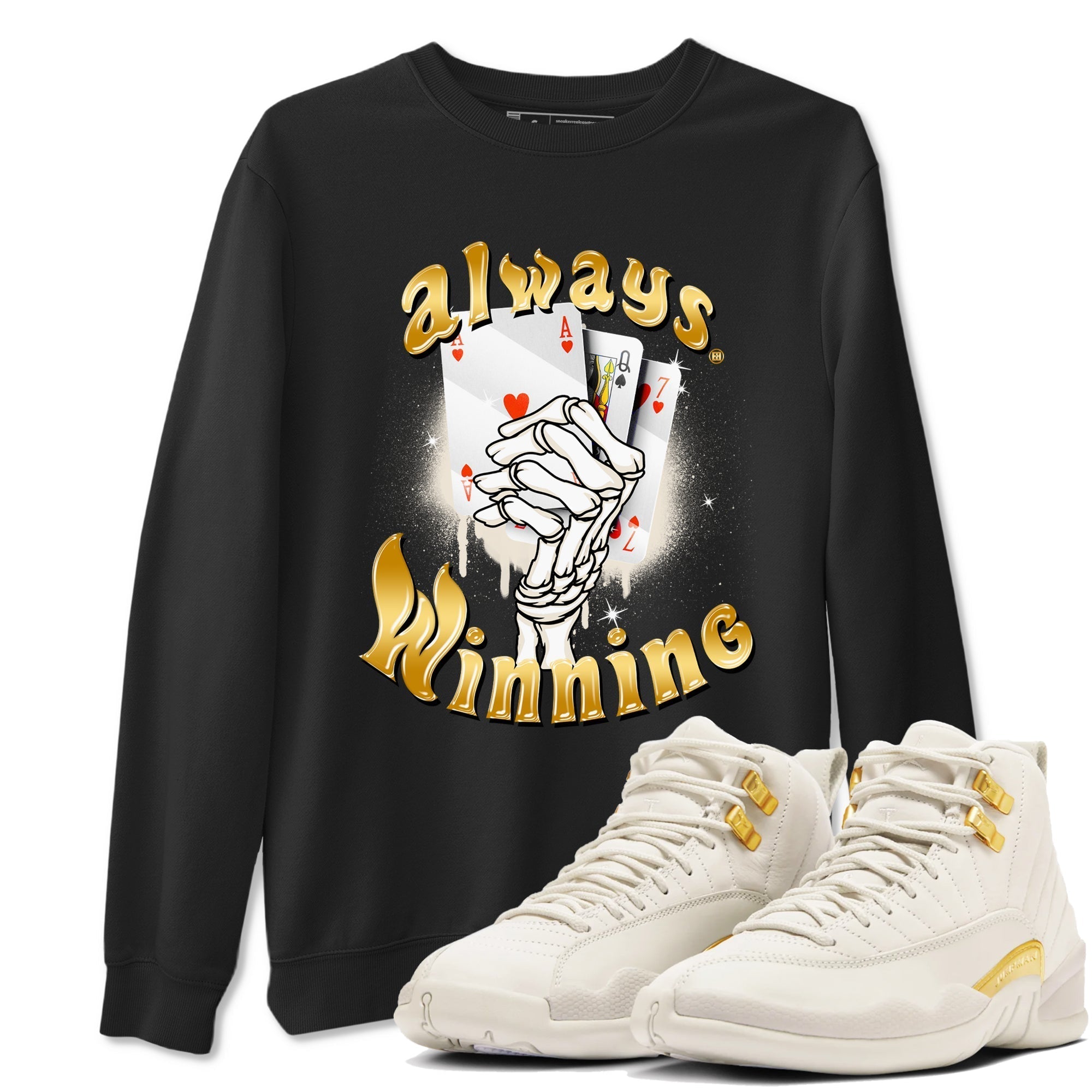 Always Winning snkmatch Tees - Air Jordan 12 Phantom