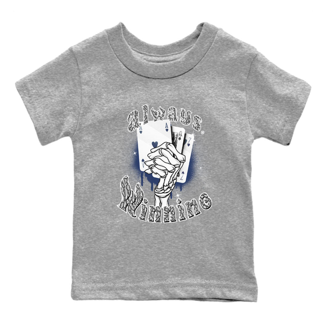 Always Winning snkmatch Tees Kids - Air Jordan 3 Midnight Navy 2023