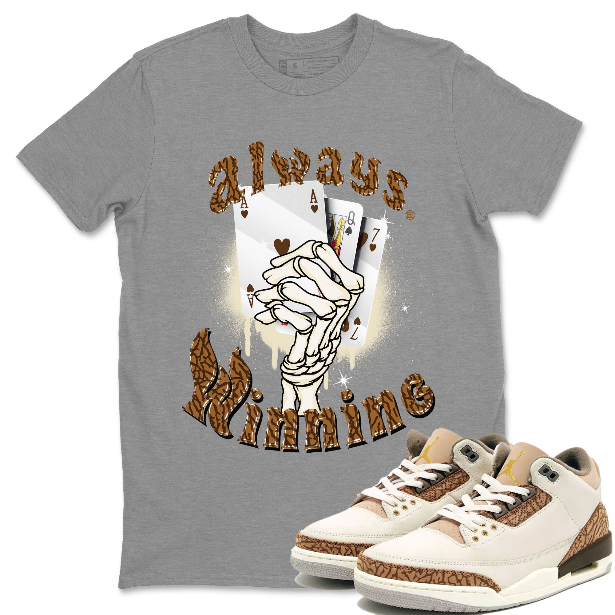 Always Winning snkmatch Tee - Air Jordan 3 Palomino