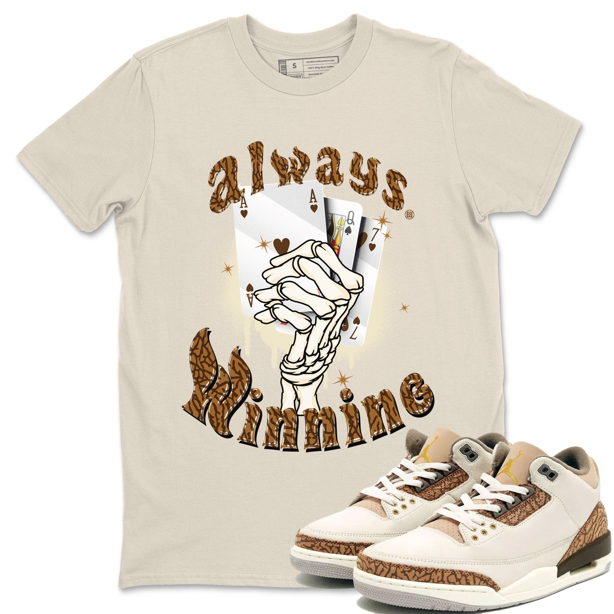 Always Winning snkmatch Tee - Air Jordan 3 Palomino