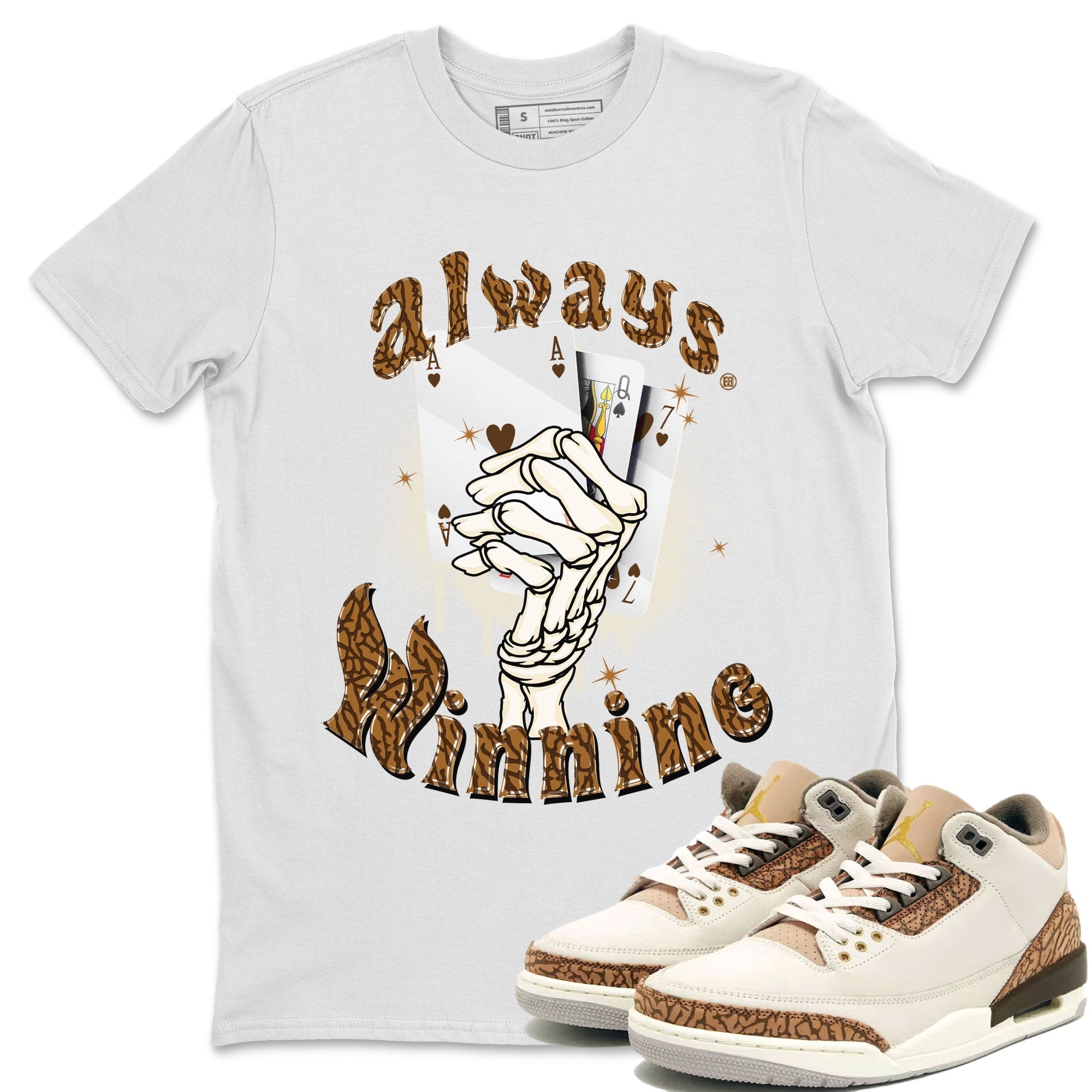 Always Winning snkmatch Tee - Air Jordan 3 Palomino