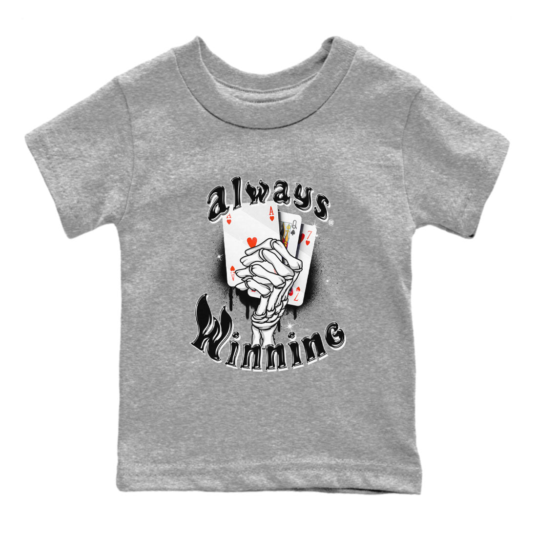 Always Winning snkmatch Tees Kids - Air Jordan 4 Bred Reimagined