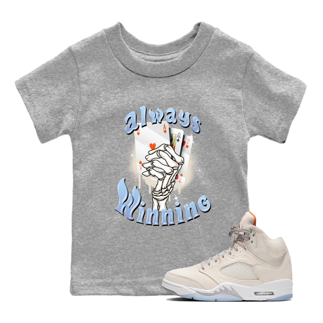 Always Winning Kids Tops - Air Jordan 5 Craft