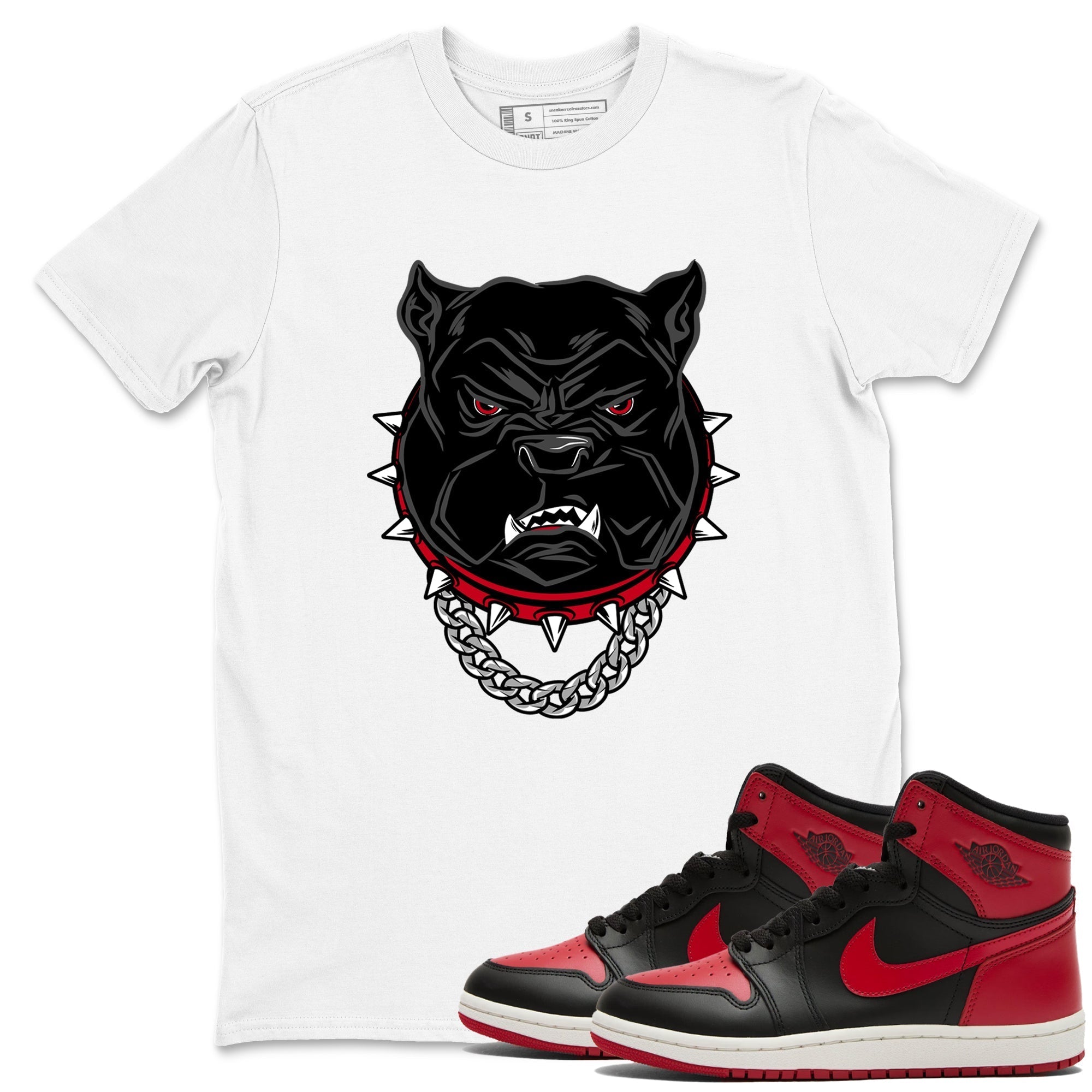 Angry Bulldog snkmatch Tees - Air Jordan 1 '85 Bred