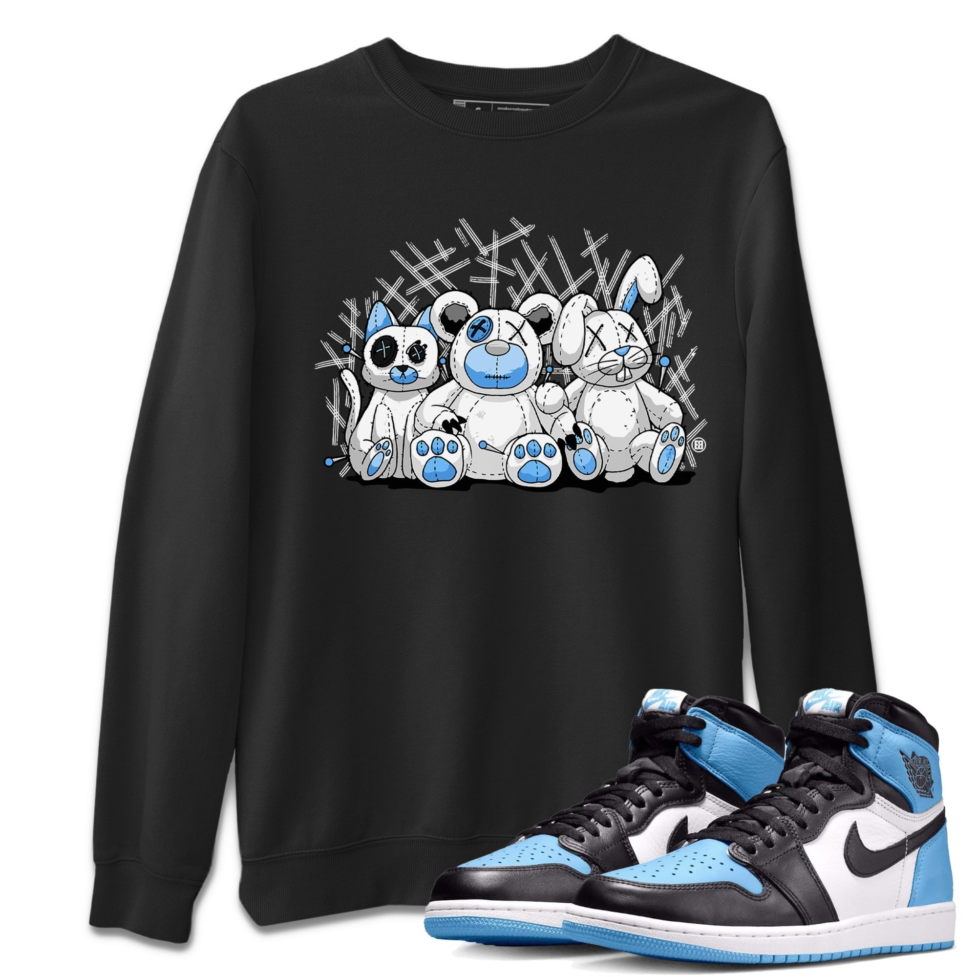Animal Homies Unisex Tops - Air Jordan 1 UNC Toe