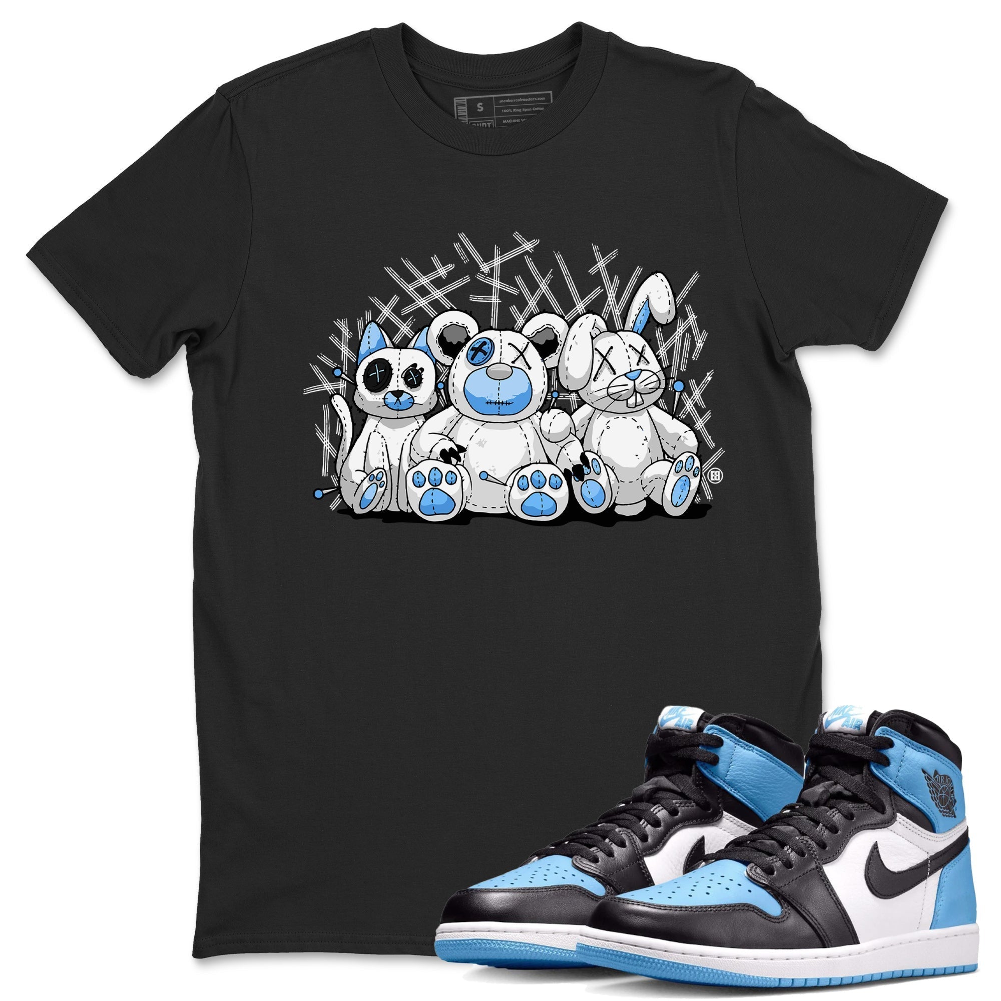 Animal Homies Unisex Tops - Air Jordan 1 UNC Toe