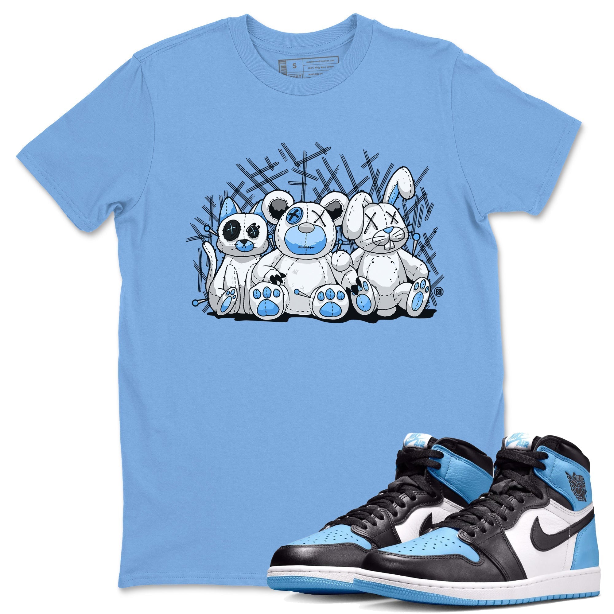 Animal Homies Unisex Tops - Air Jordan 1 UNC Toe