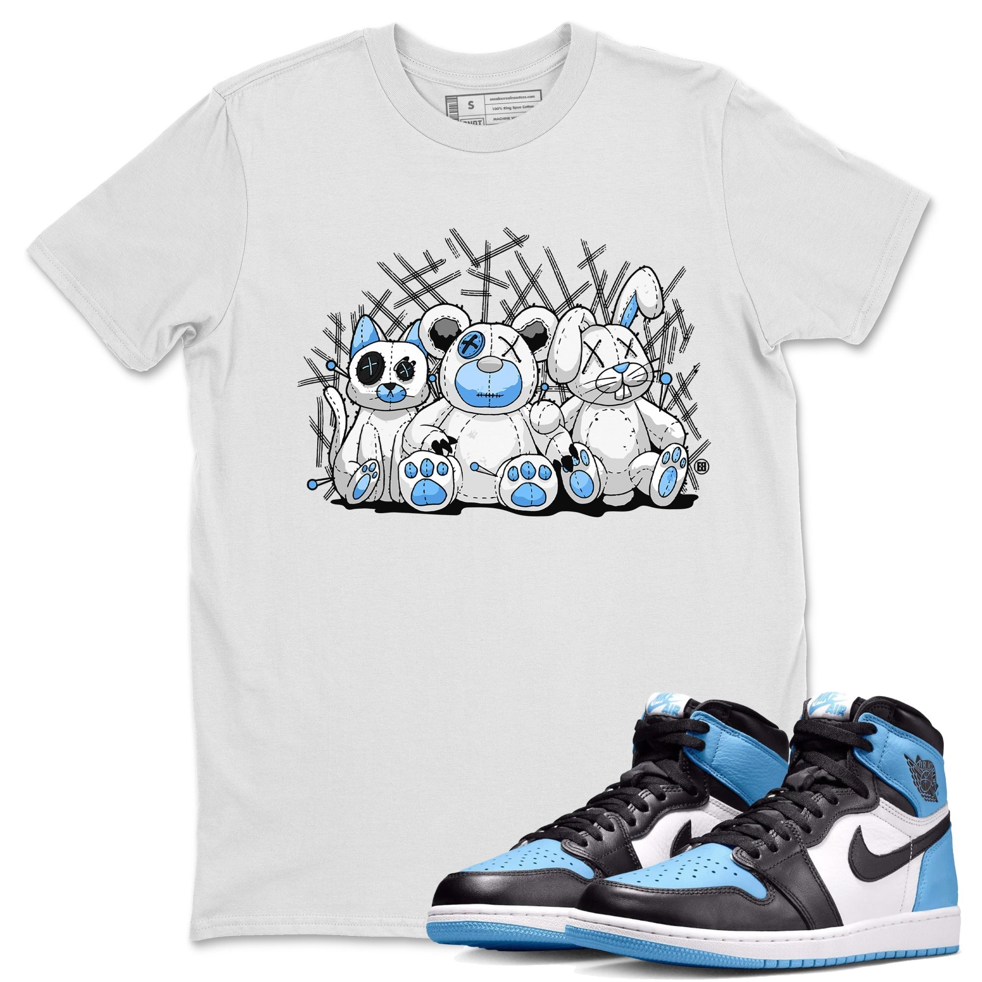 Animal Homies Unisex Tops - Air Jordan 1 UNC Toe