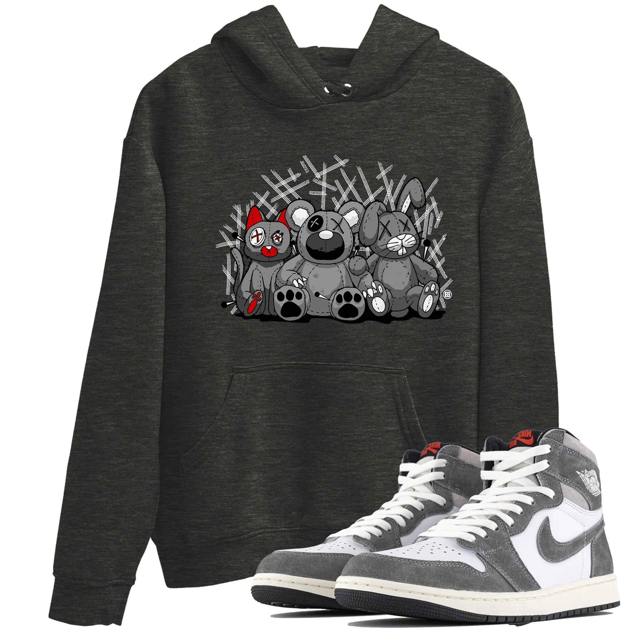 Animal Homies Unisex Tops - Air Jordan 1 Washed Heritage