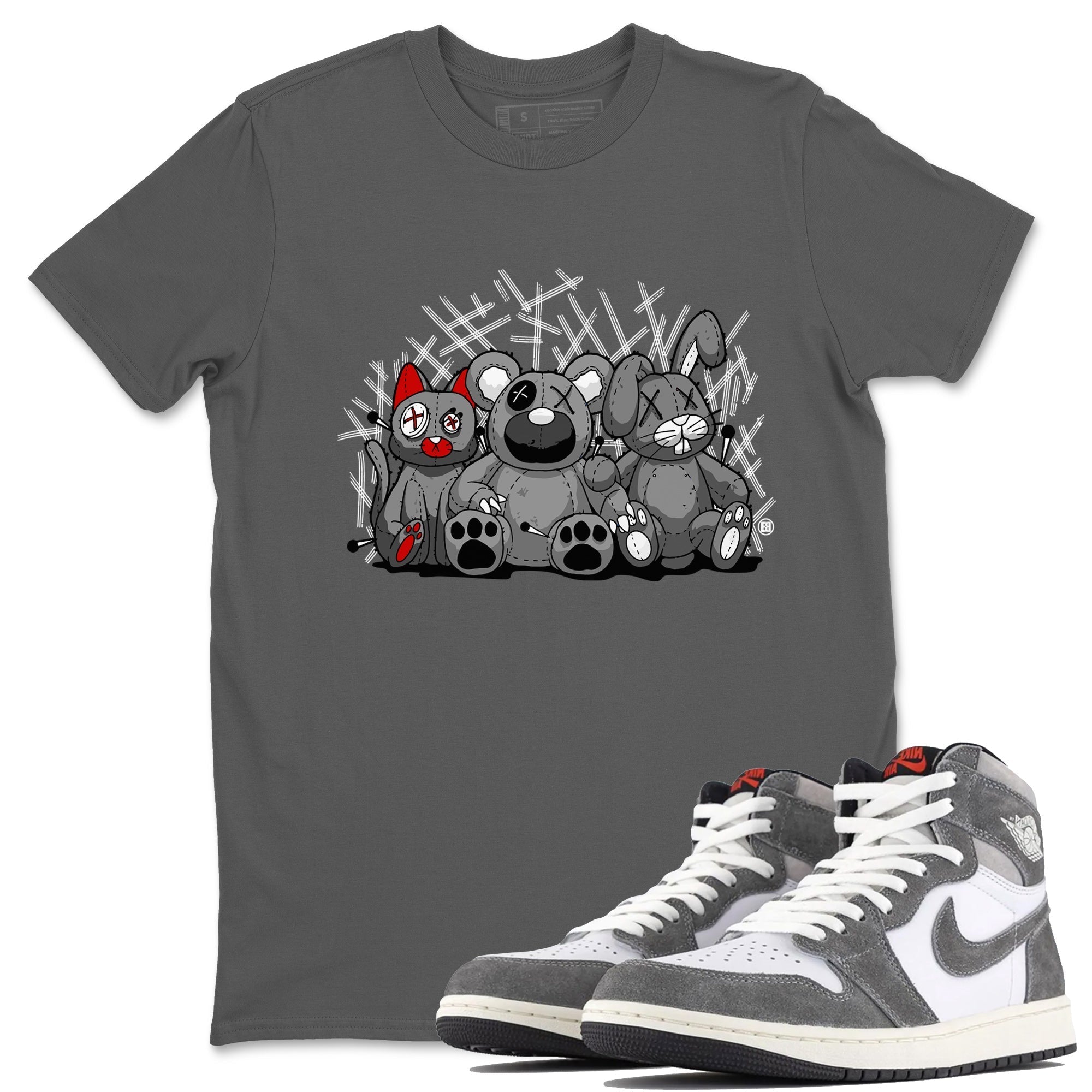 Animal Homies Unisex Tops - Air Jordan 1 Washed Heritage