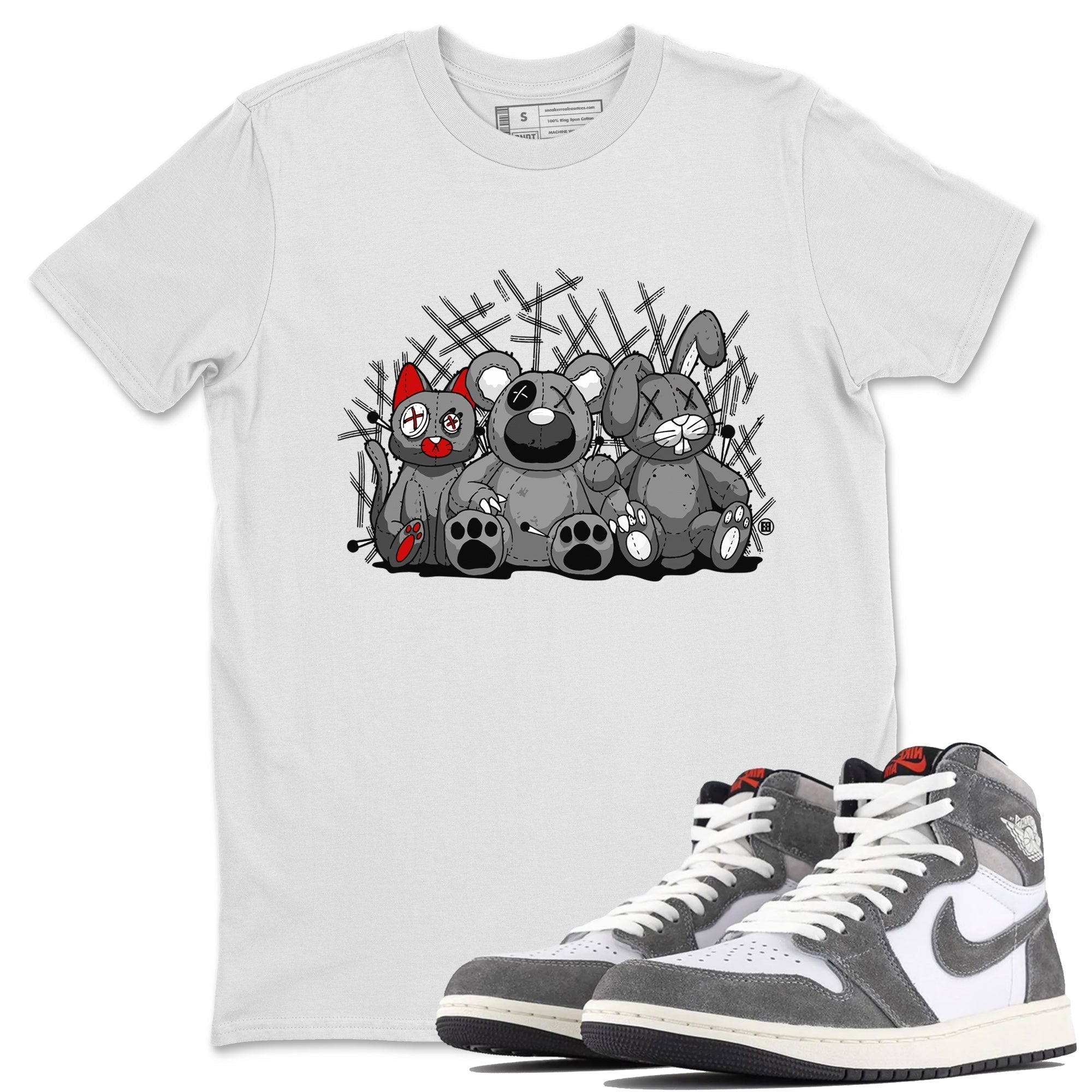 Animal Homies Unisex Tops - Air Jordan 1 Washed Heritage