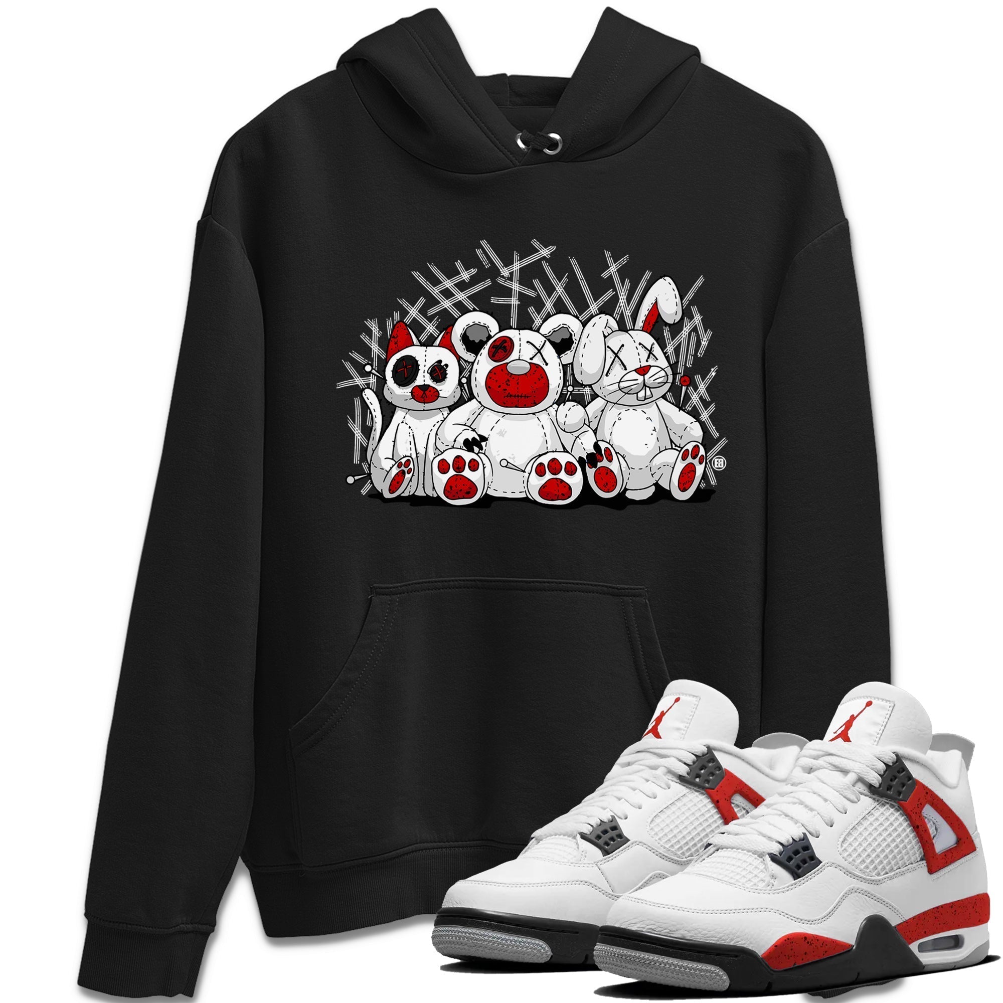 Animal Homies Unisex Tops - Air Jordan 4 Red Cement