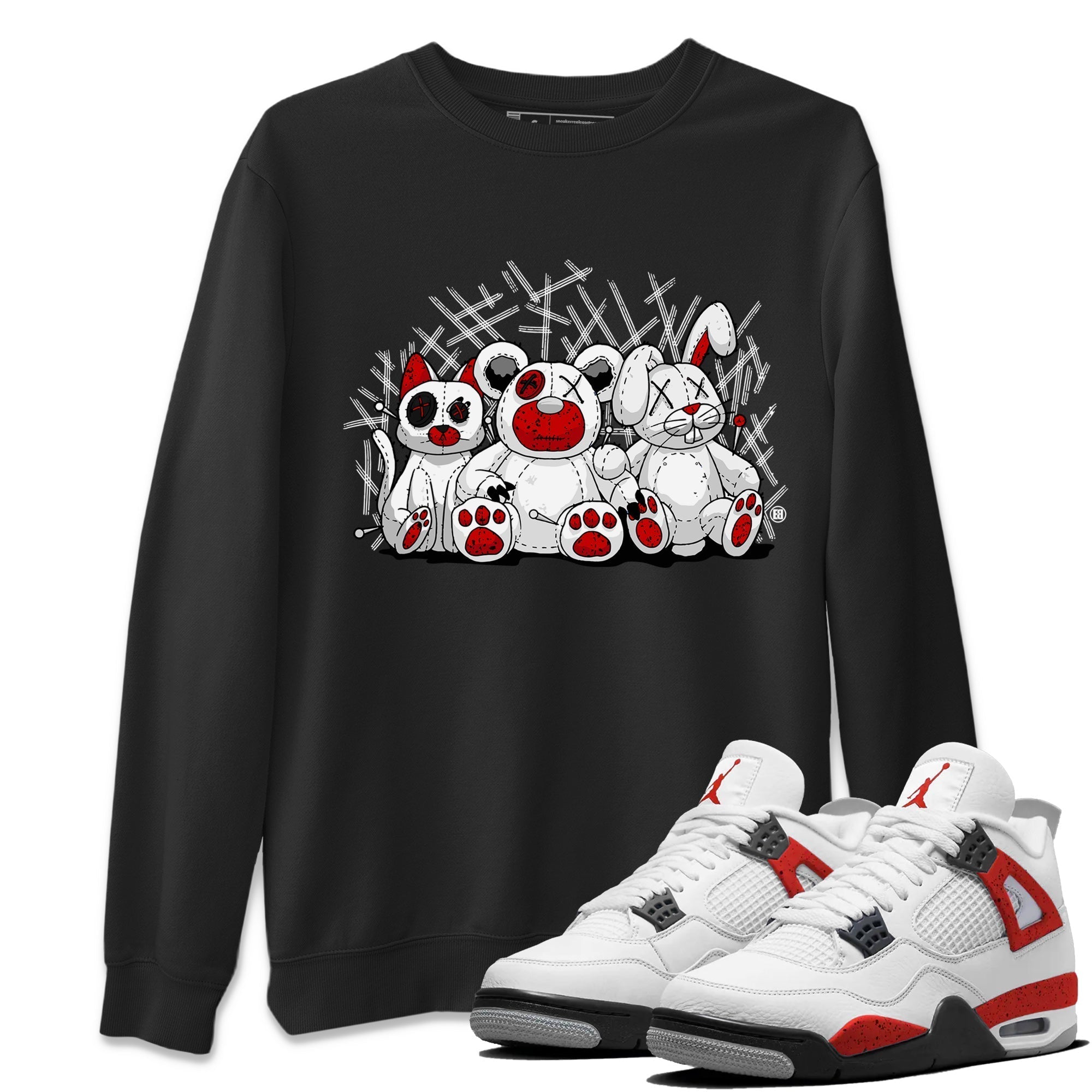 Animal Homies Unisex Tops - Air Jordan 4 Red Cement