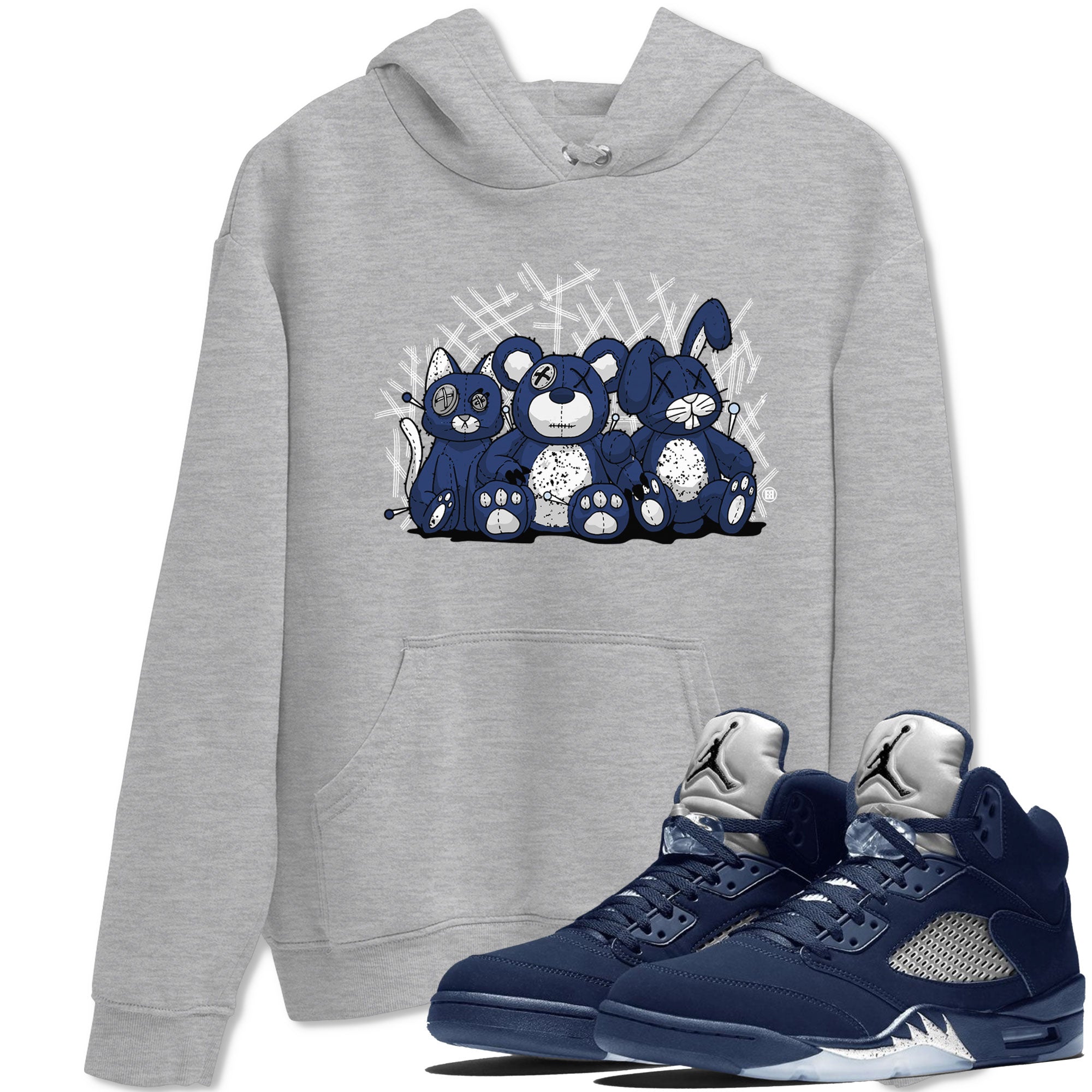 Animal Homies snkmatch Tee - Air Jordan 5 Georgetown