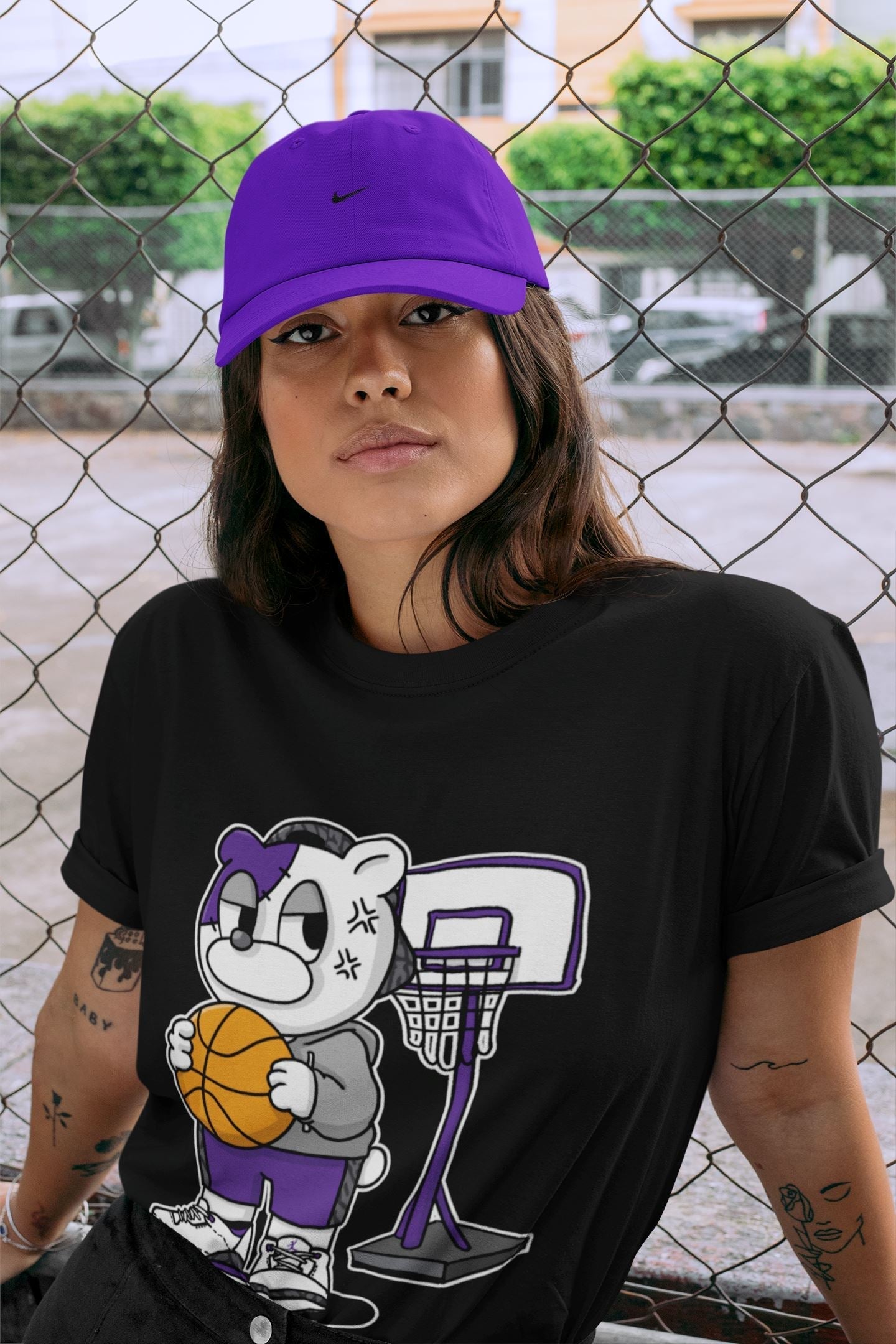 Annoyed Bear Unisex Tops - Air Jordan 3 Dark Iris