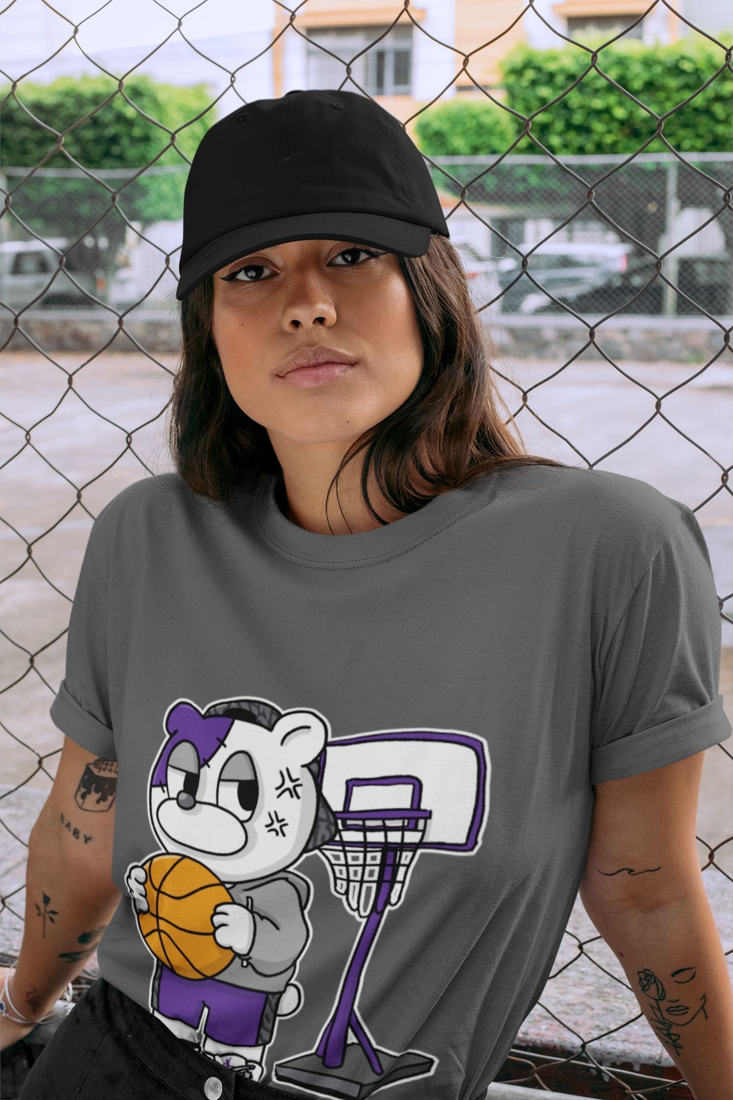 Annoyed Bear Unisex Tops - Air Jordan 3 Dark Iris
