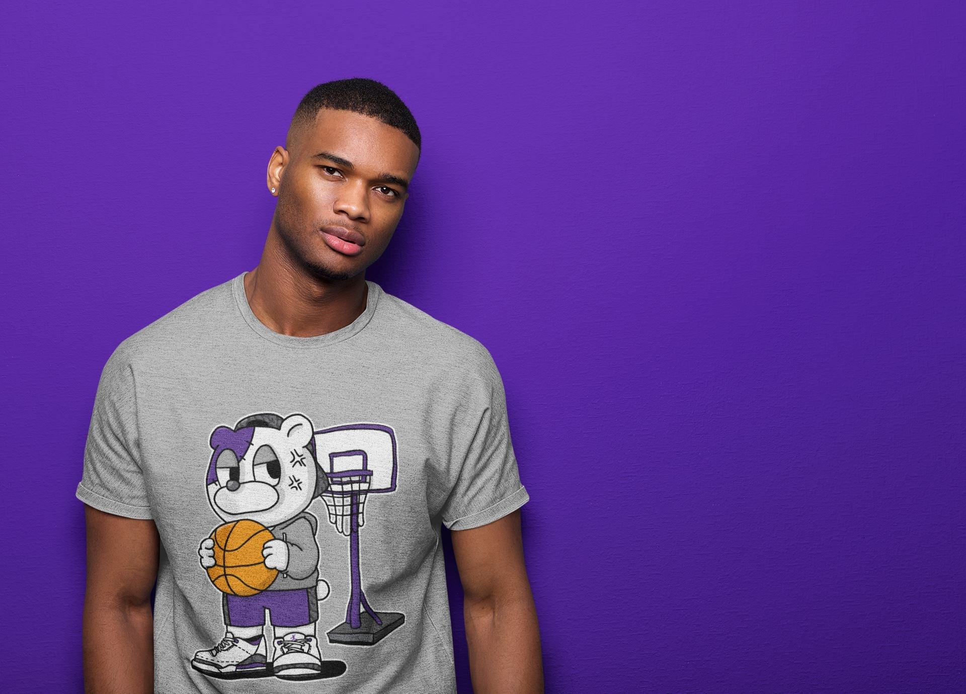 Annoyed Bear Unisex Tops - Air Jordan 3 Dark Iris