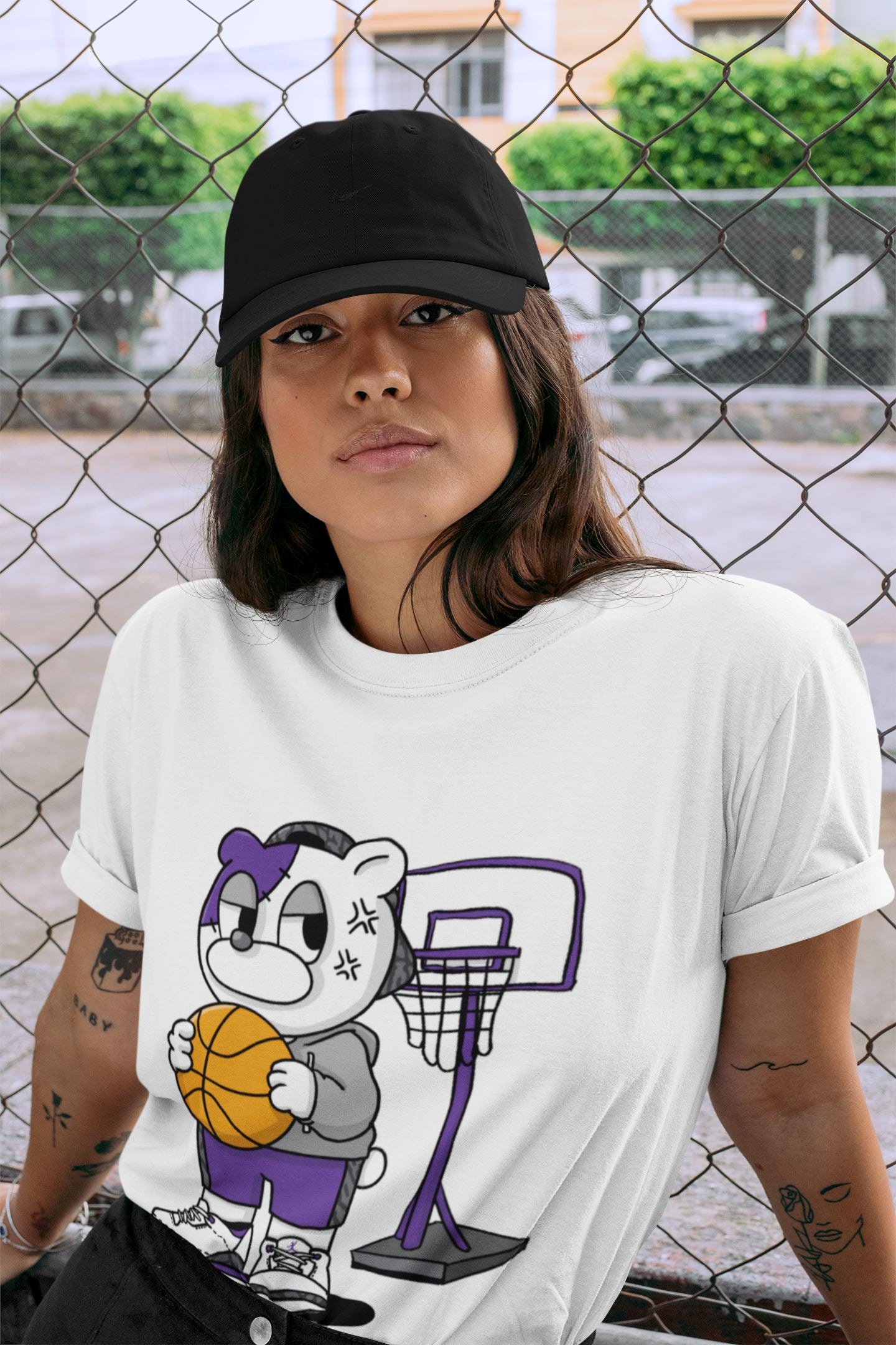 Annoyed Bear Unisex Tops - Air Jordan 3 Dark Iris