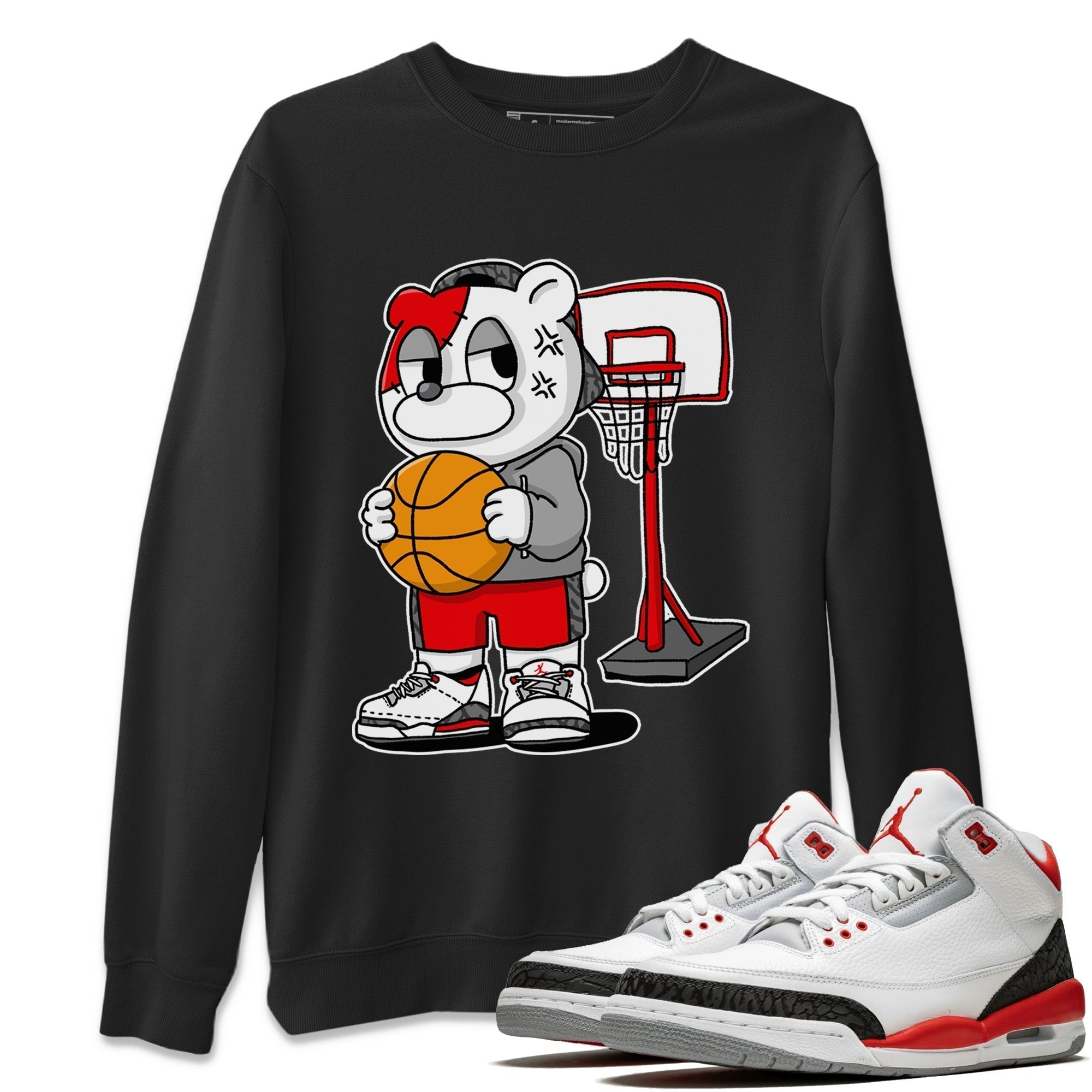 Annoyed Bear Unisex Tops - Air Jordan 3 Fire Red