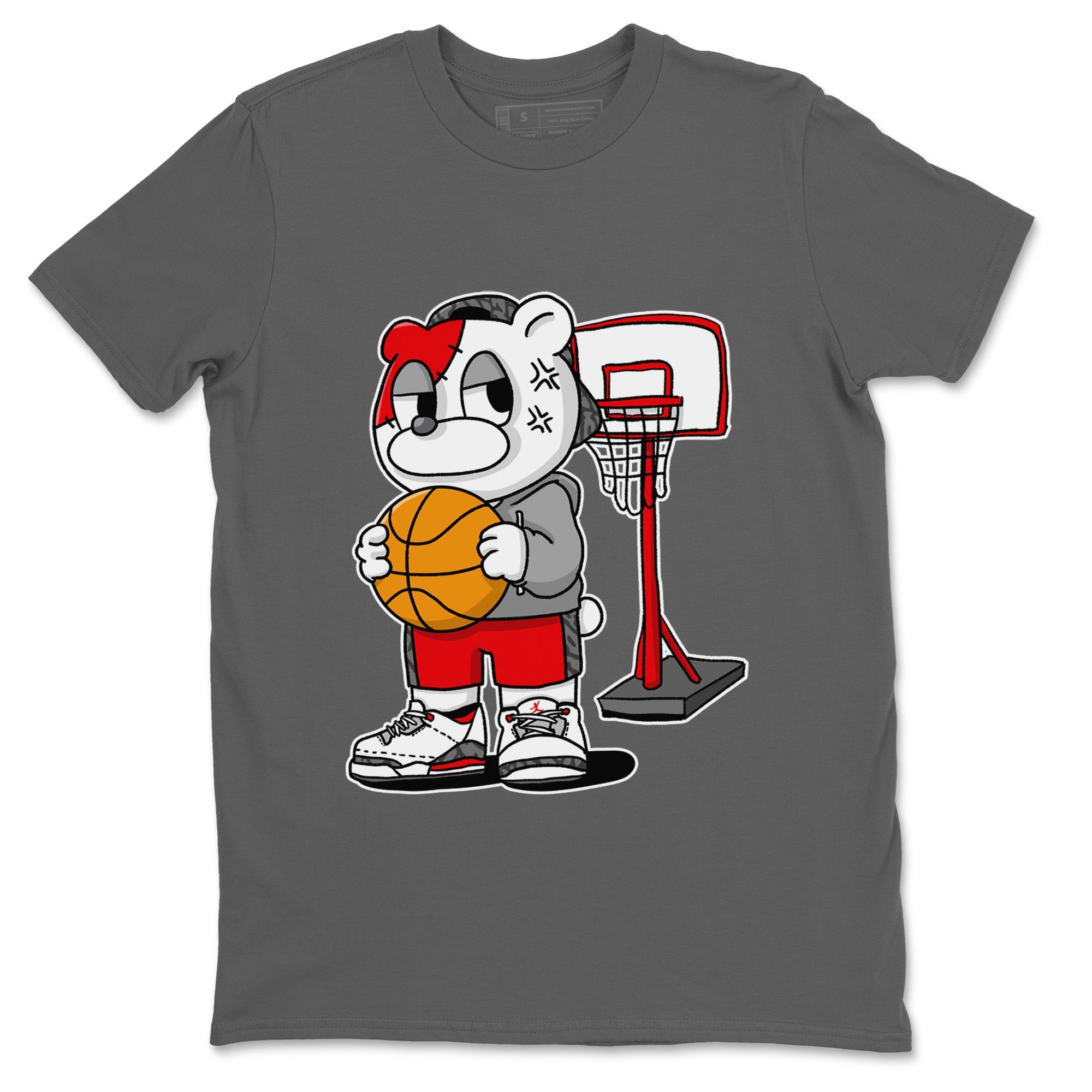 Annoyed Bear Unisex Tops - Air Jordan 3 Fire Red