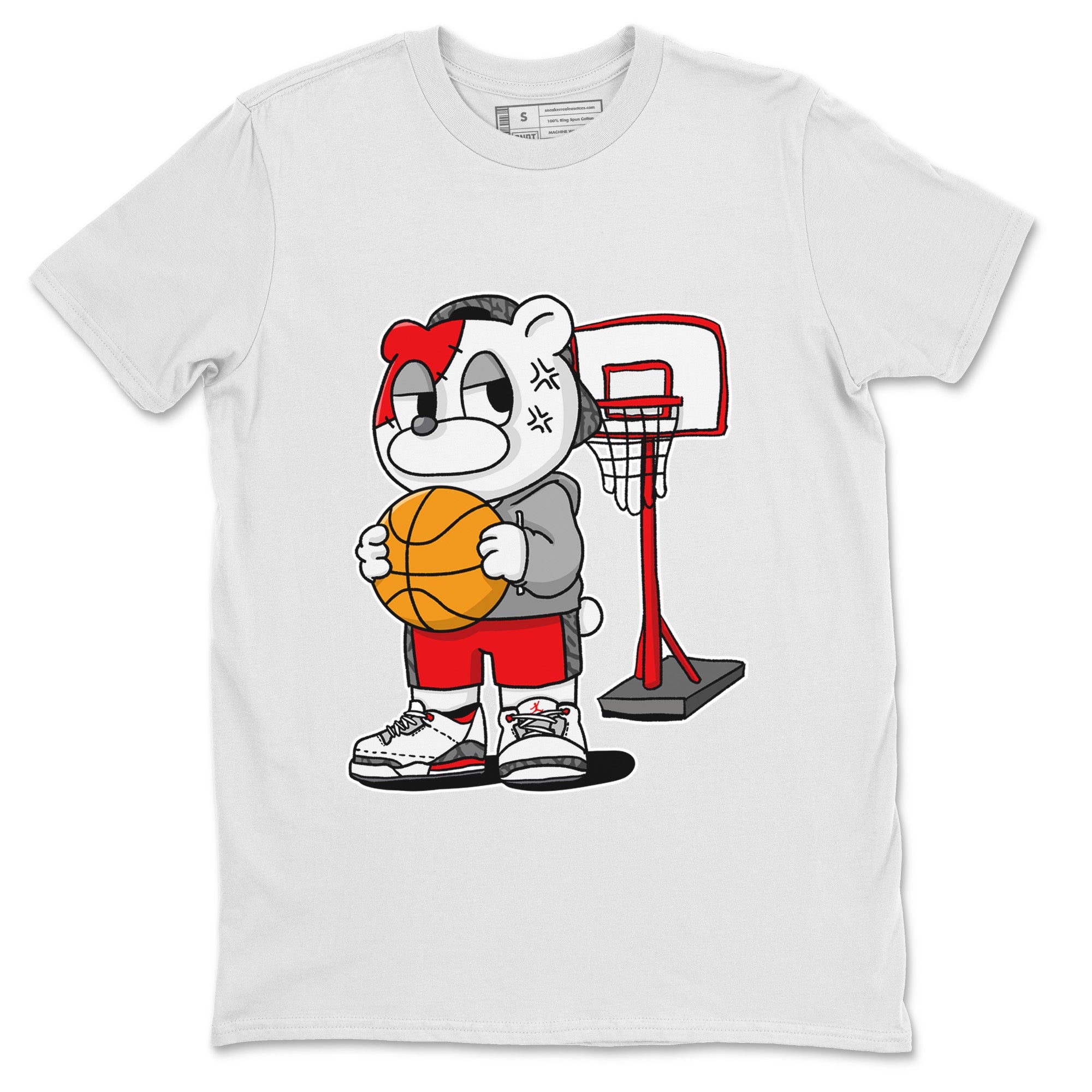Annoyed Bear Unisex Tops - Air Jordan 3 Fire Red