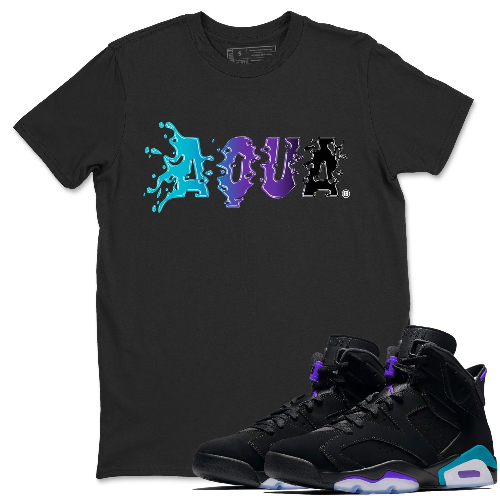 Aqua Unisex Tops - Air Jordan 6 Aqua