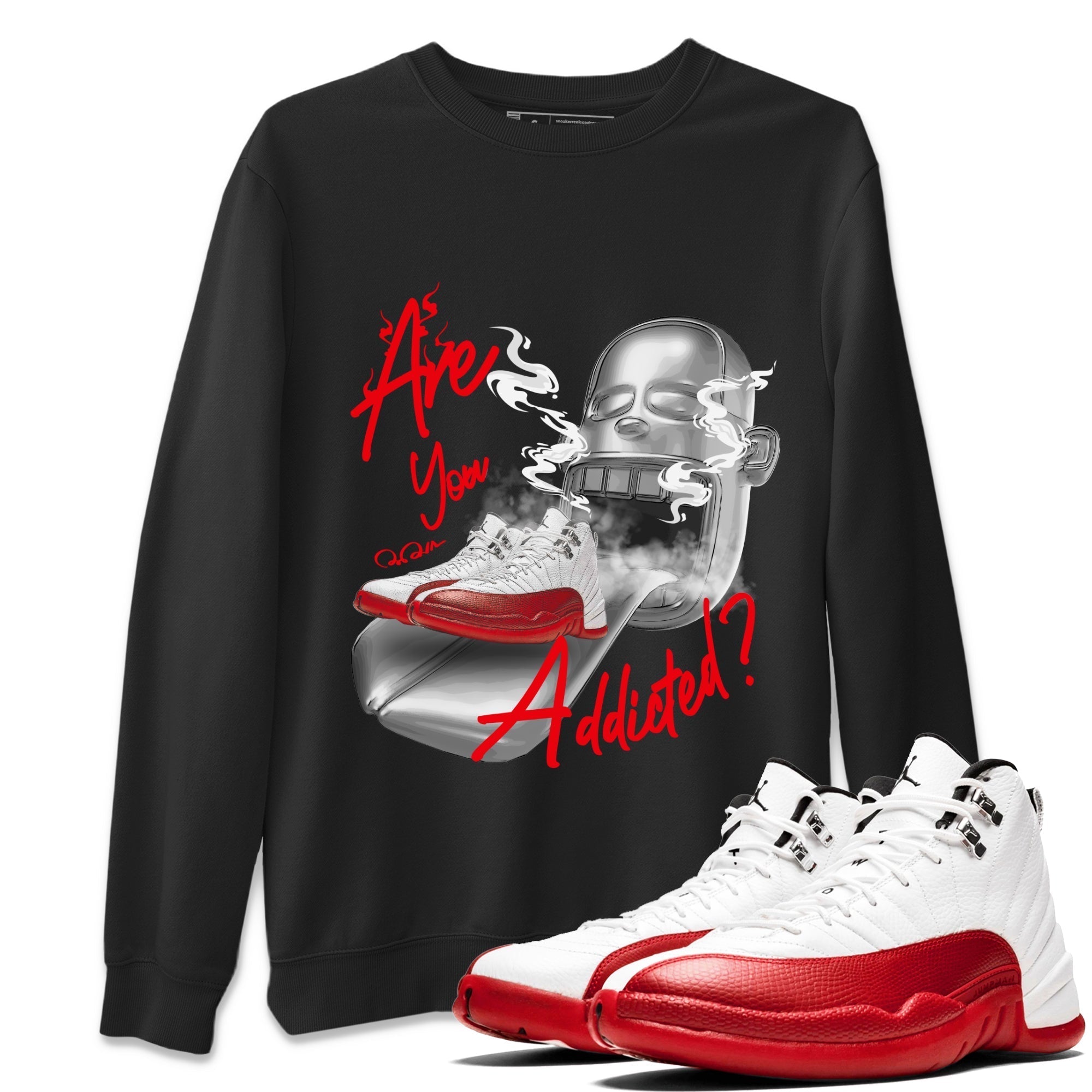 Are You Addicted Unisex Tops - Air Jordan 12 Cherry
