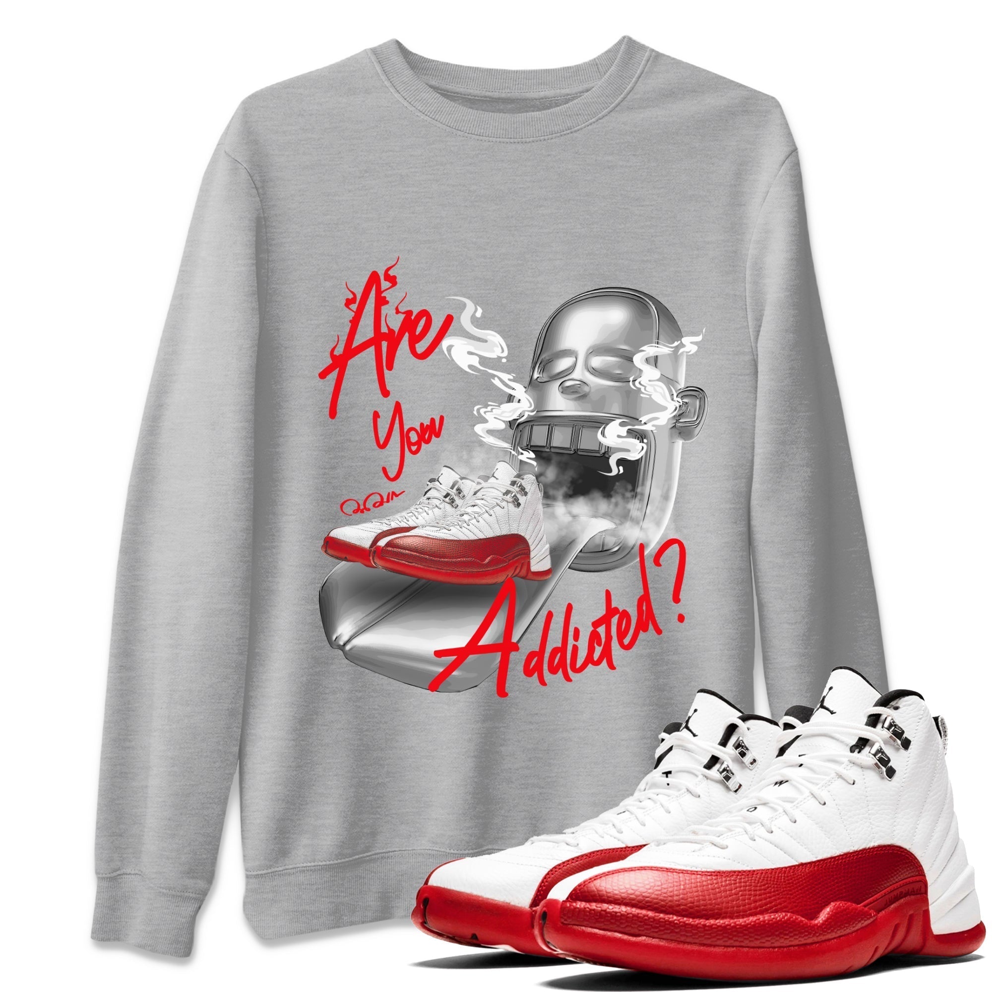 Are You Addicted Unisex Tops - Air Jordan 12 Cherry