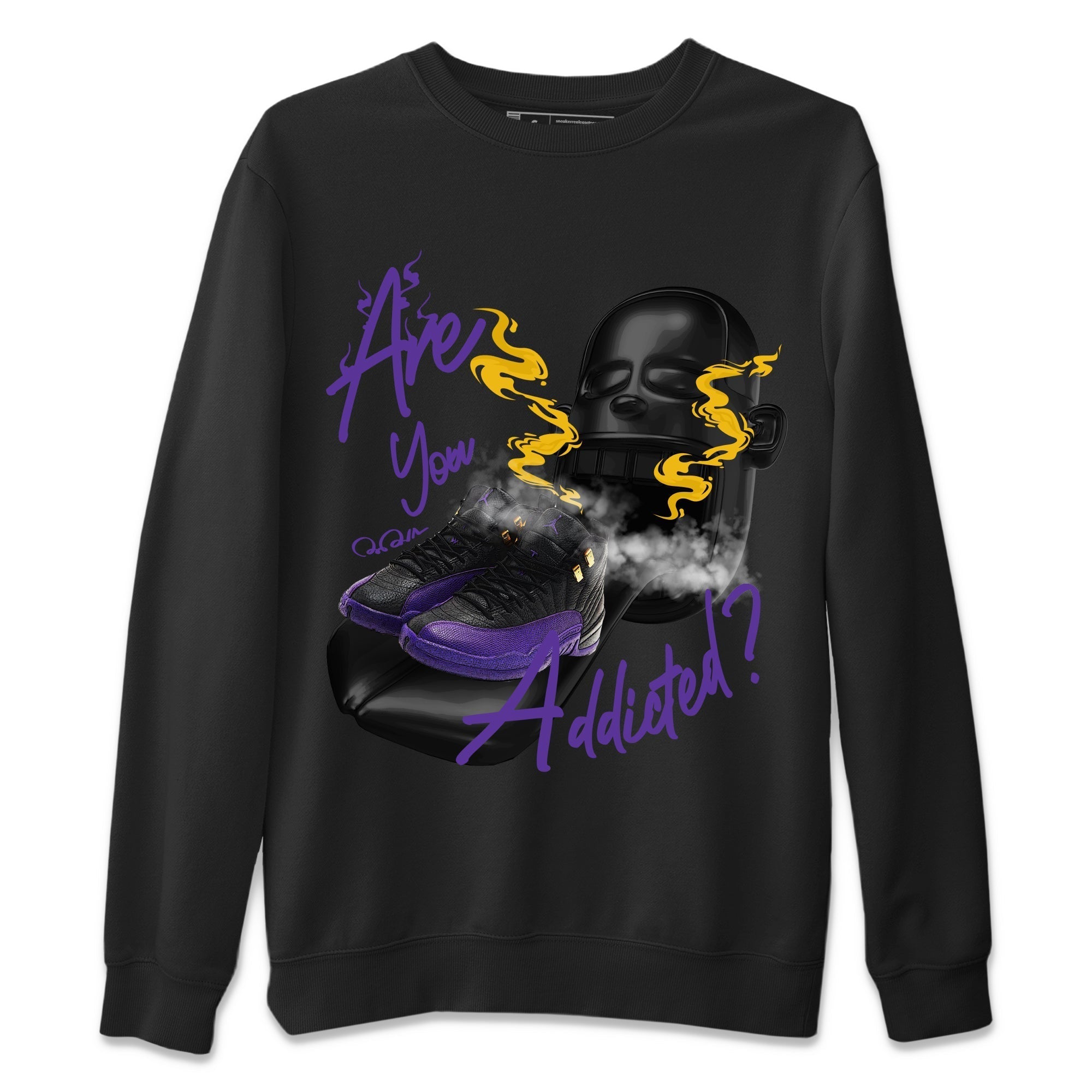 Are You Addicted Unisex Tops - Air Jordan 12 Field Purple