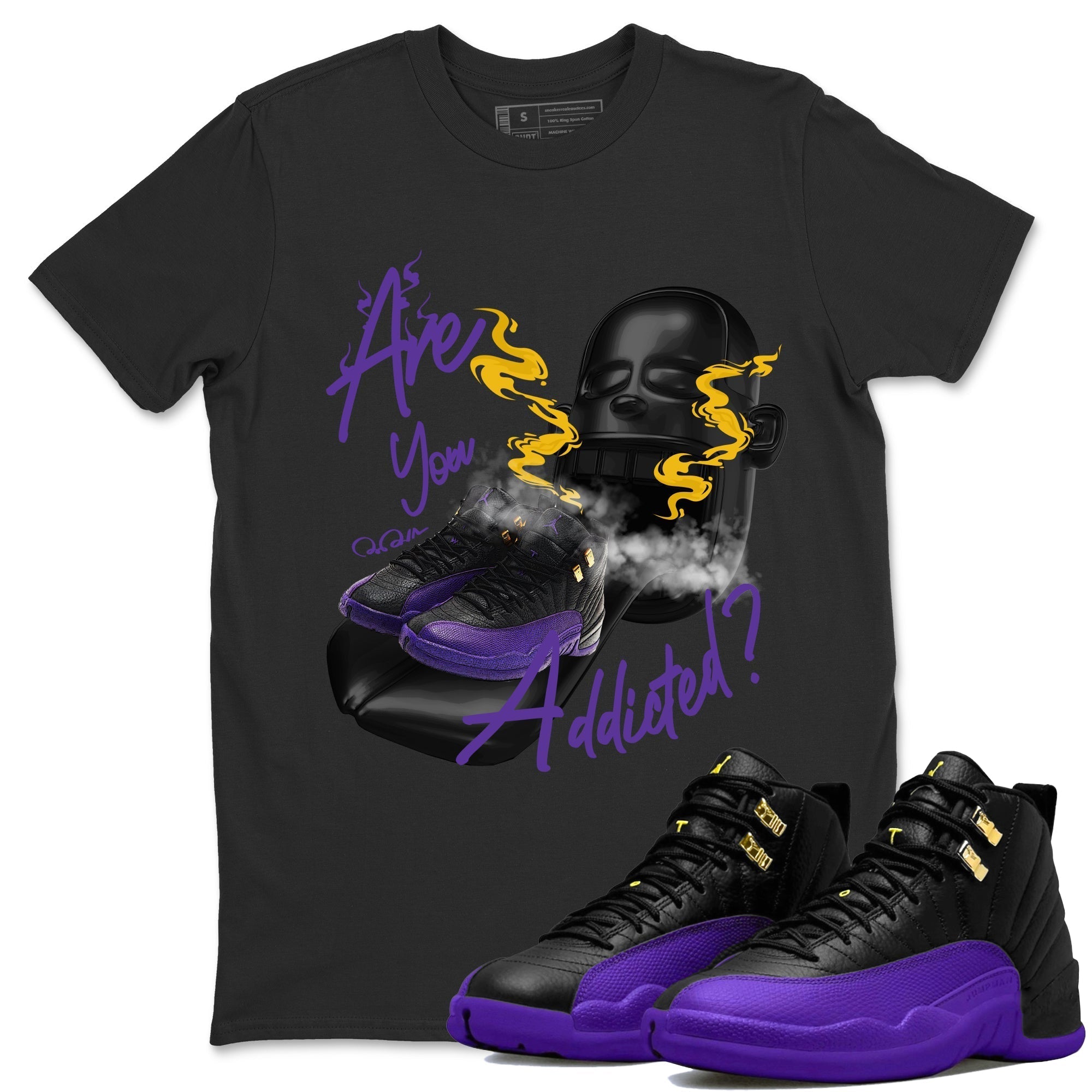 Are You Addicted Unisex Tops - Air Jordan 12 Field Purple