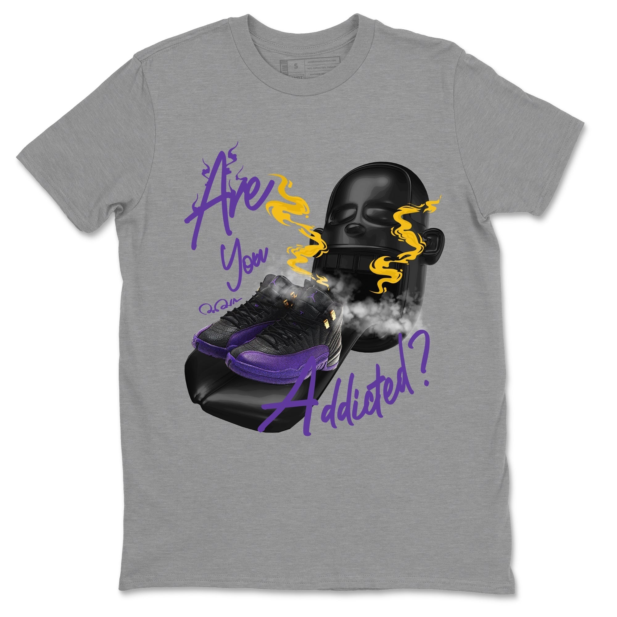 Are You Addicted Unisex Tops - Air Jordan 12 Field Purple