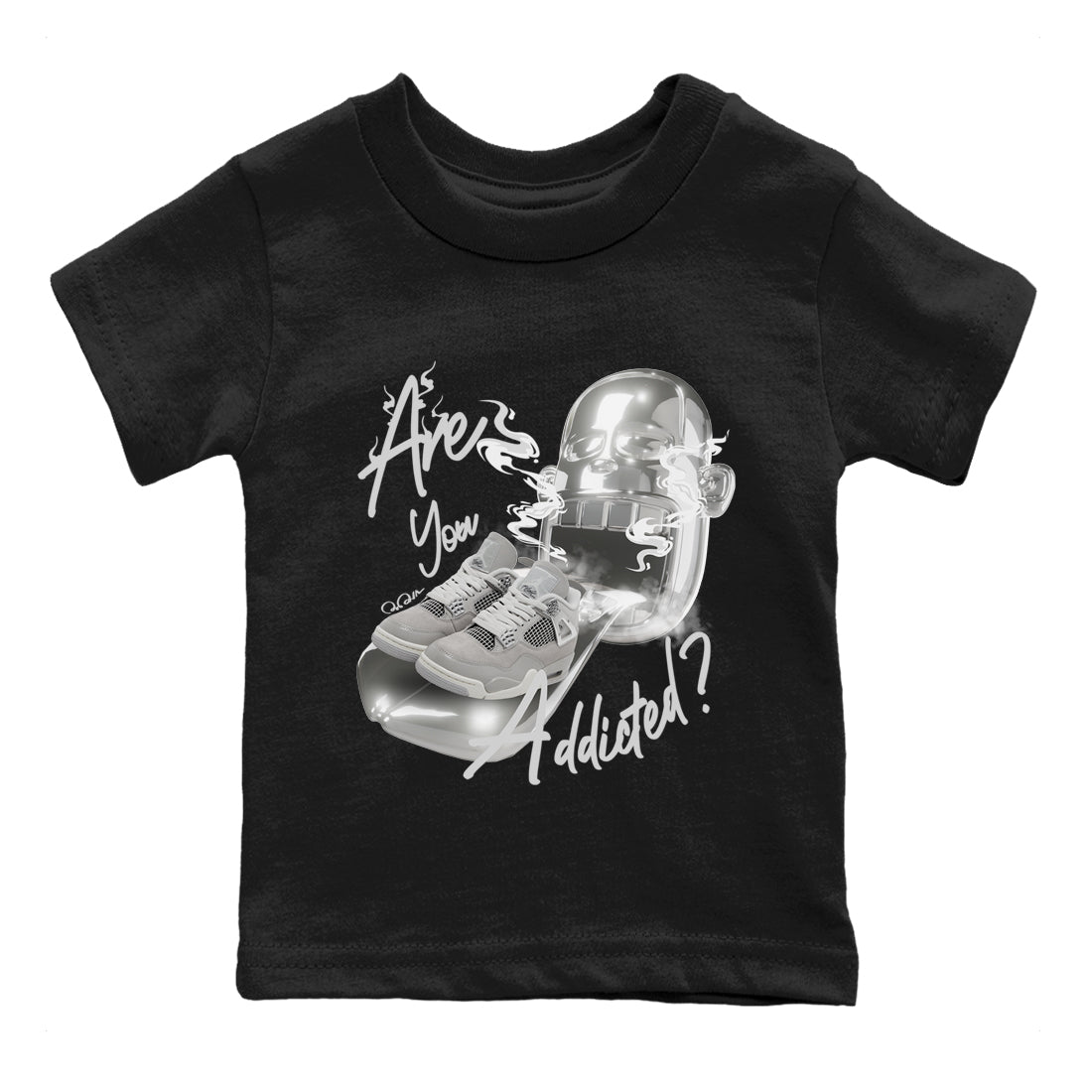 Are You Addicted snkmatch Tee Kids - Air Jordan 4 Frozen Moments