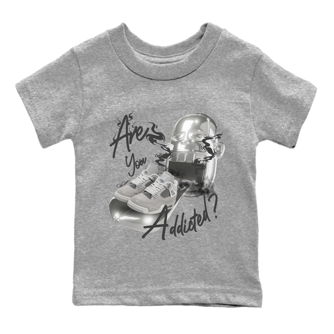 Are You Addicted snkmatch Tee Kids - Air Jordan 4 Frozen Moments