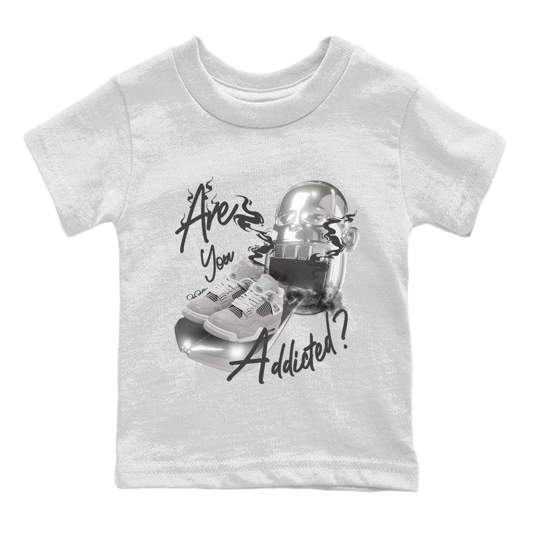 Are You Addicted snkmatch Tee Kids - Air Jordan 4 Frozen Moments