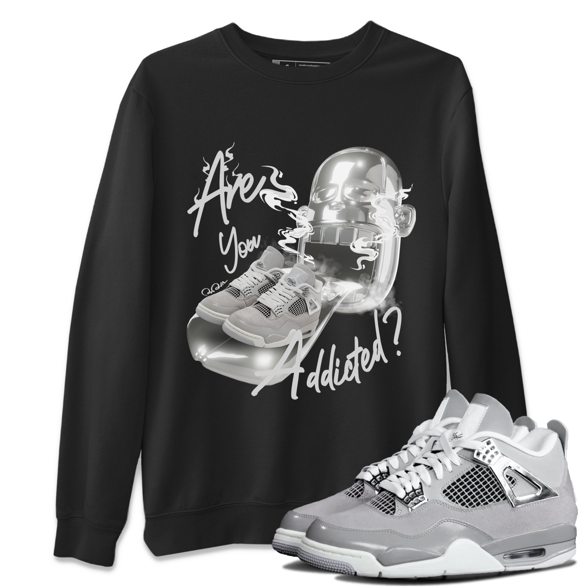 Are You Addicted snkmatch Tee - Air Jordan 4 Frozen Moments