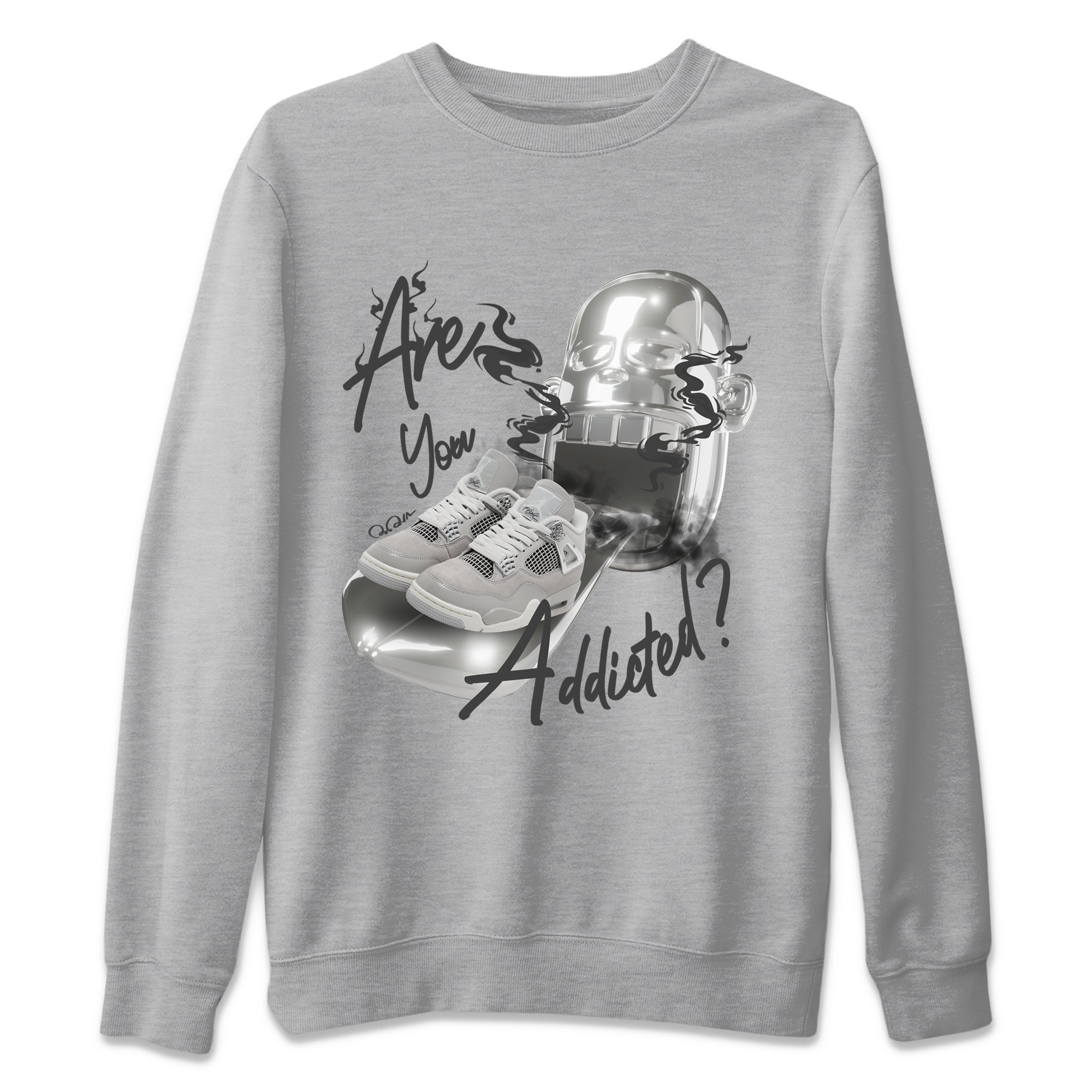 Are You Addicted snkmatch Tee - Air Jordan 4 Frozen Moments