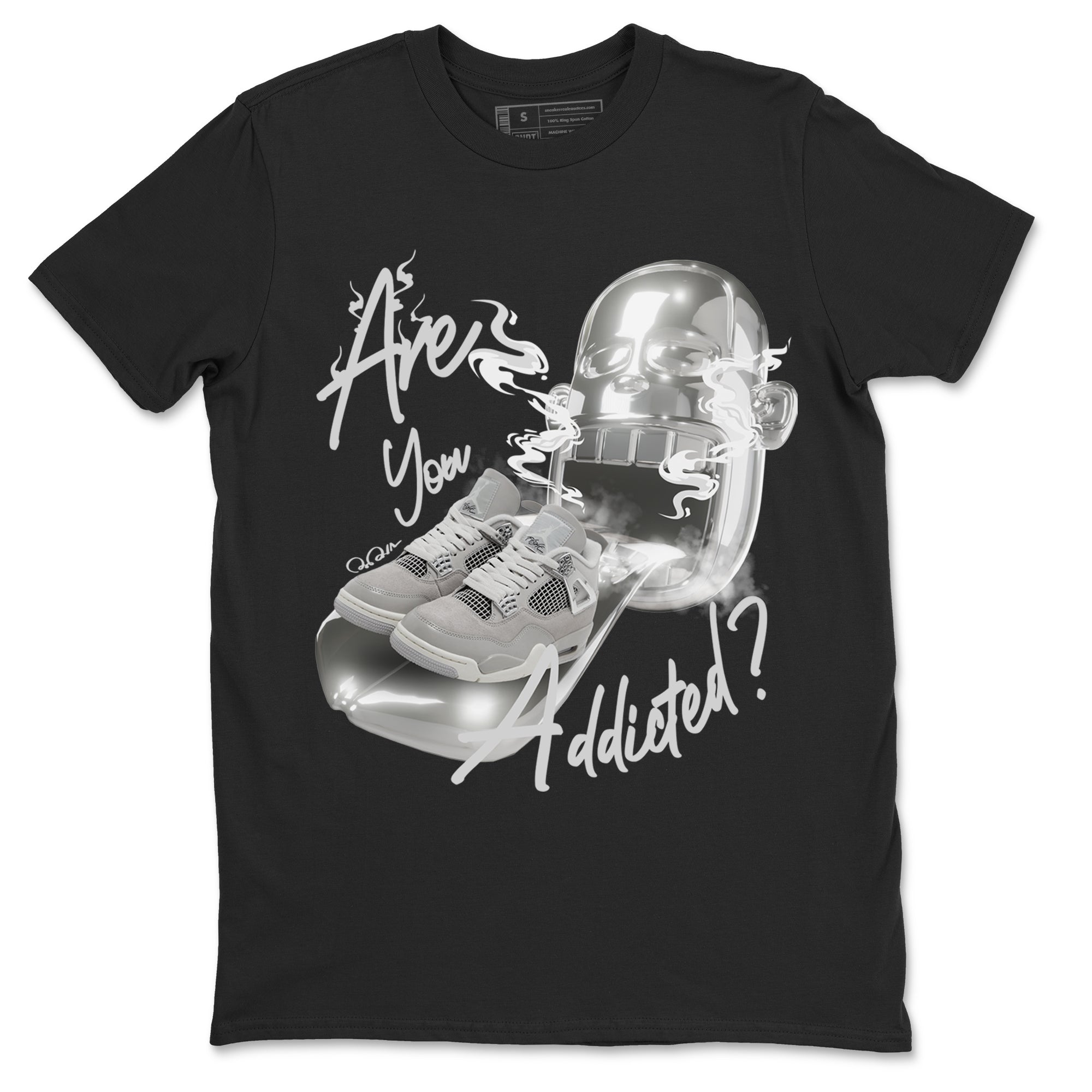 Are You Addicted snkmatch Tee - Air Jordan 4 Frozen Moments