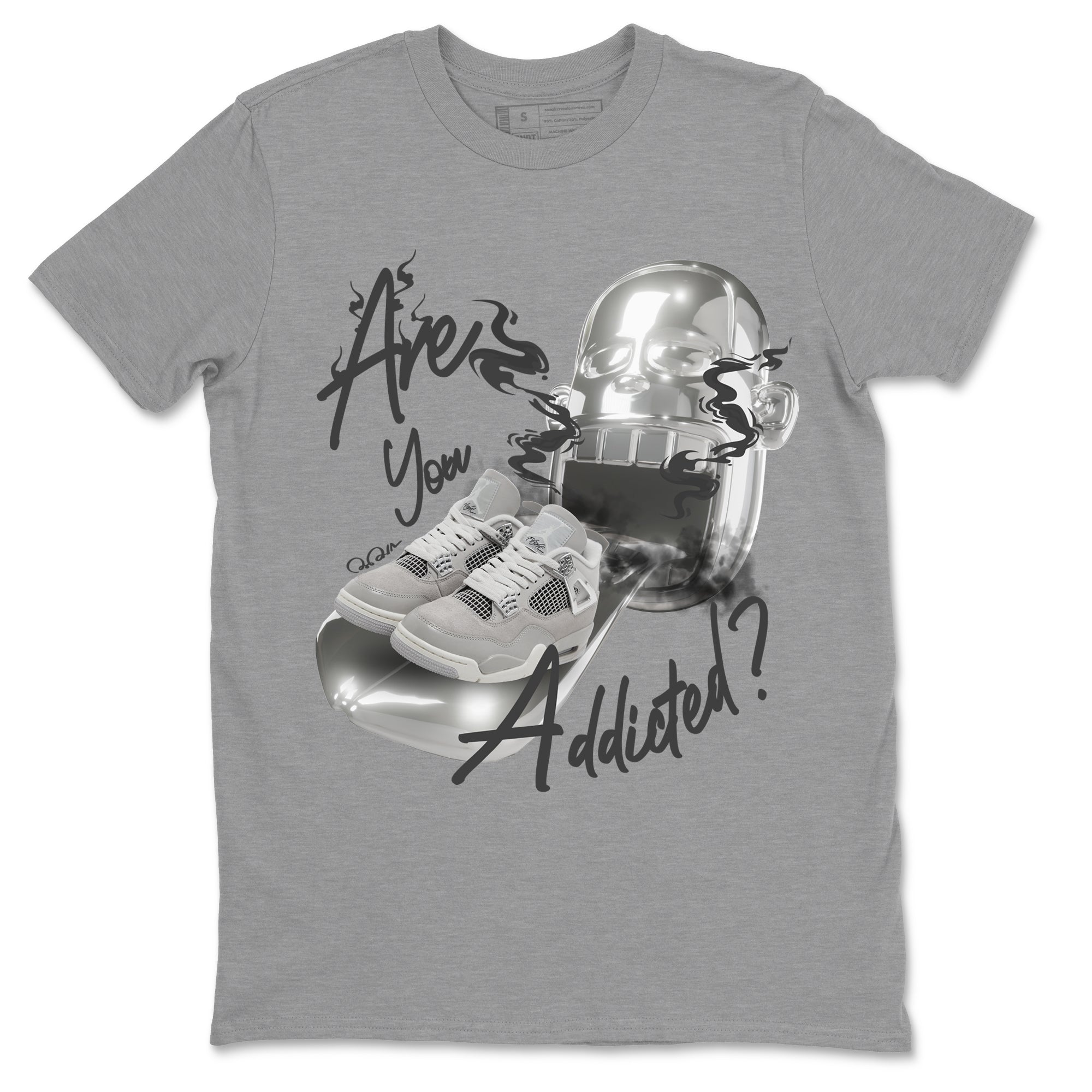 Are You Addicted snkmatch Tee - Air Jordan 4 Frozen Moments