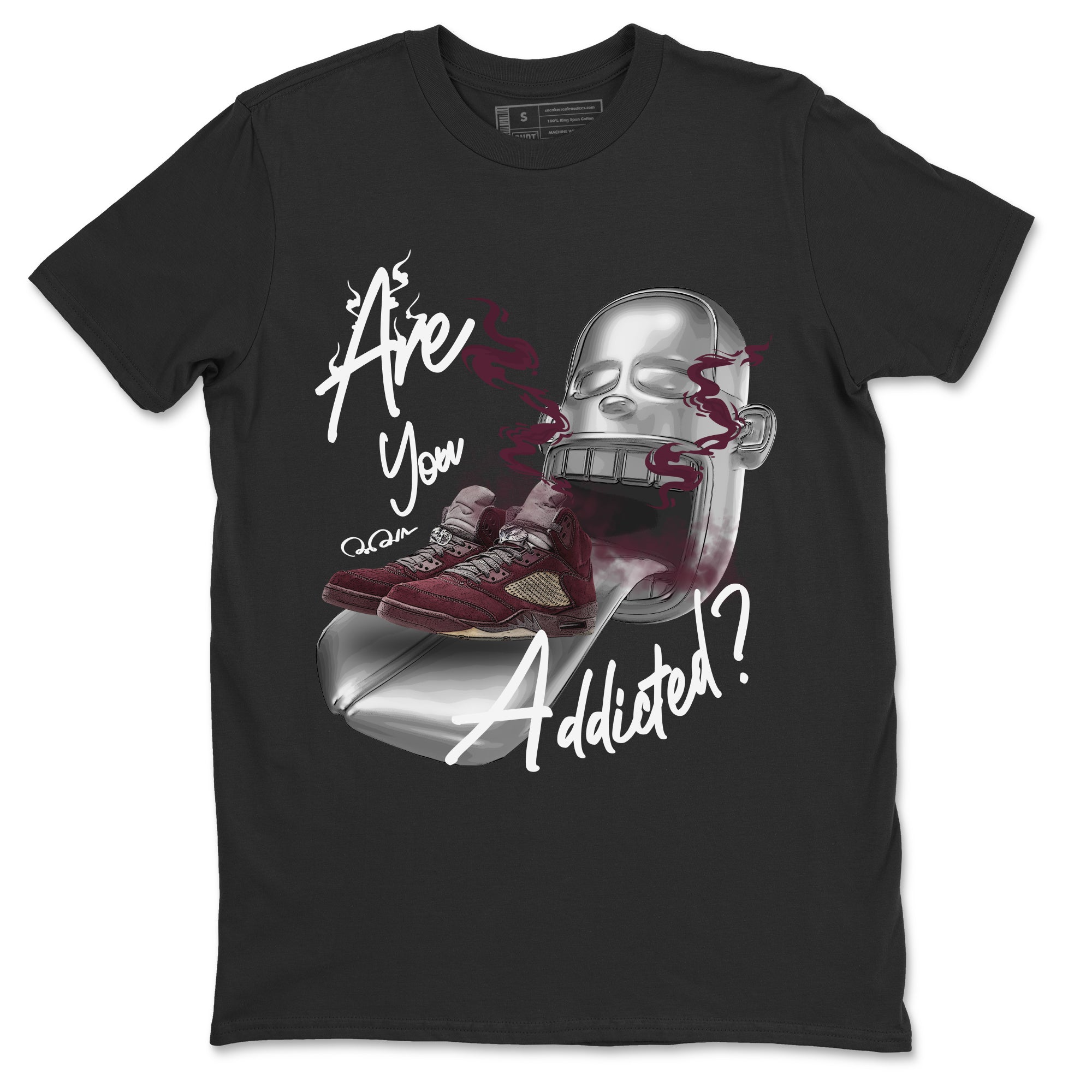 Are You Addicted Unisex Tops - Air Jordan 5 Burgundy