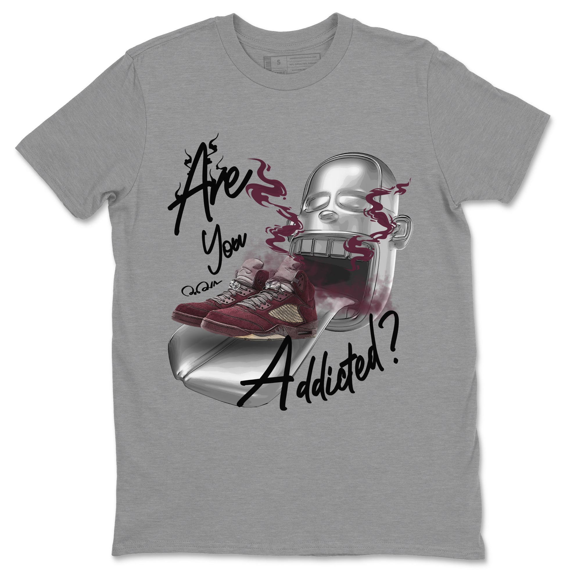 Are You Addicted Unisex Tops - Air Jordan 5 Burgundy