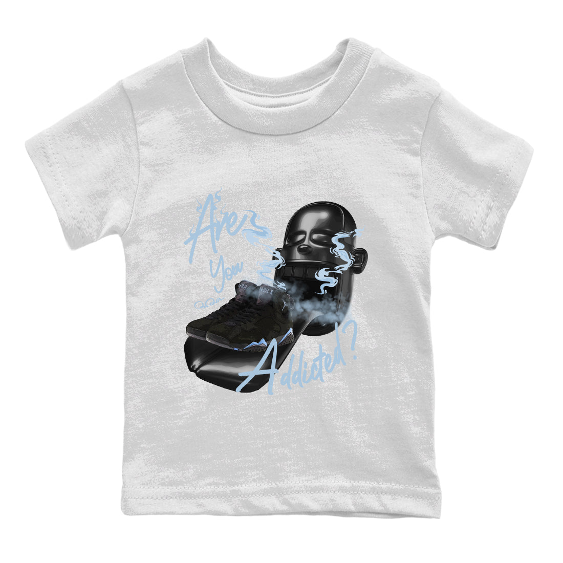 Are You Addicted Kids Tops - Air Jordan 7 Chambray