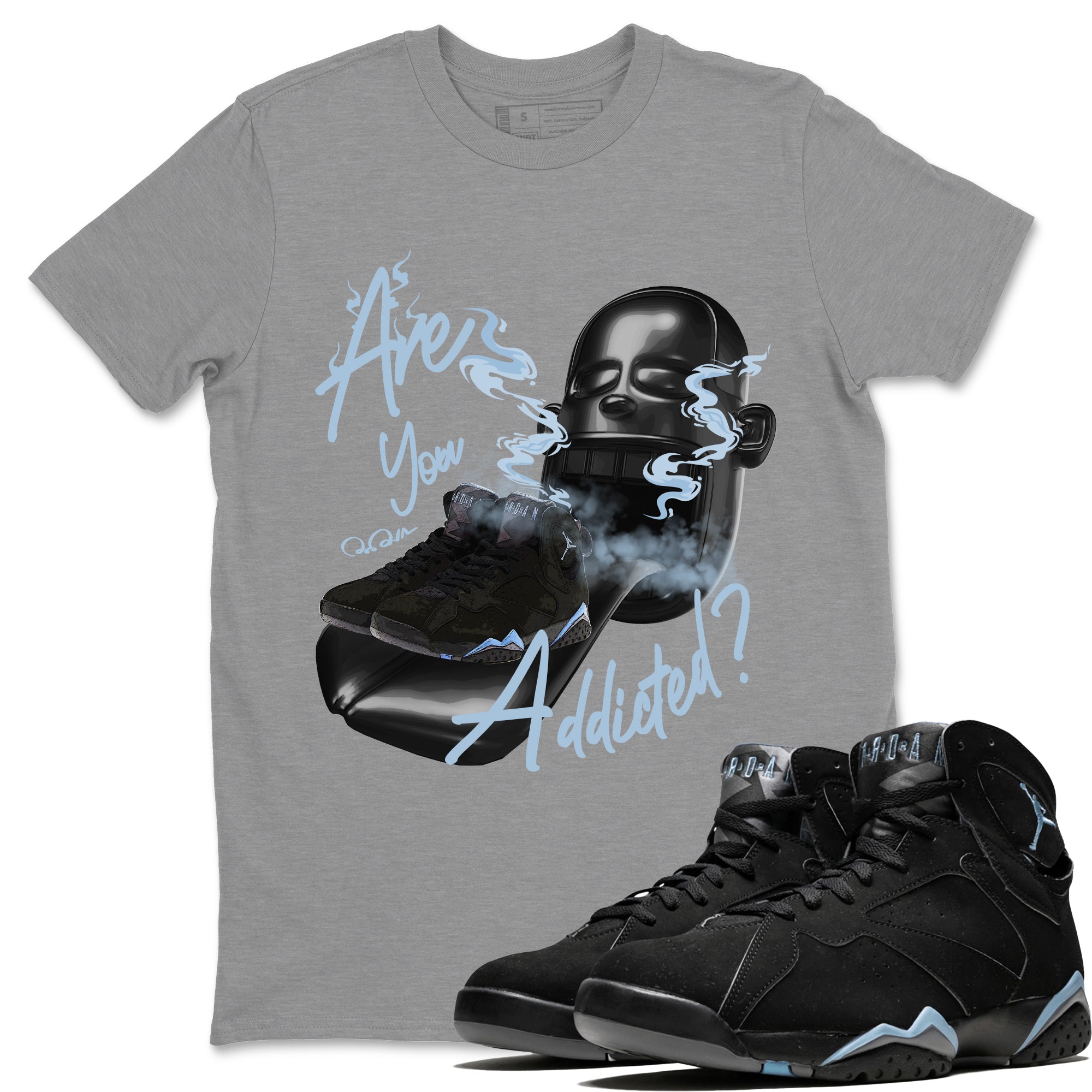 Are You Addicted Unisex Tops - Air Jordan 7 Chambray